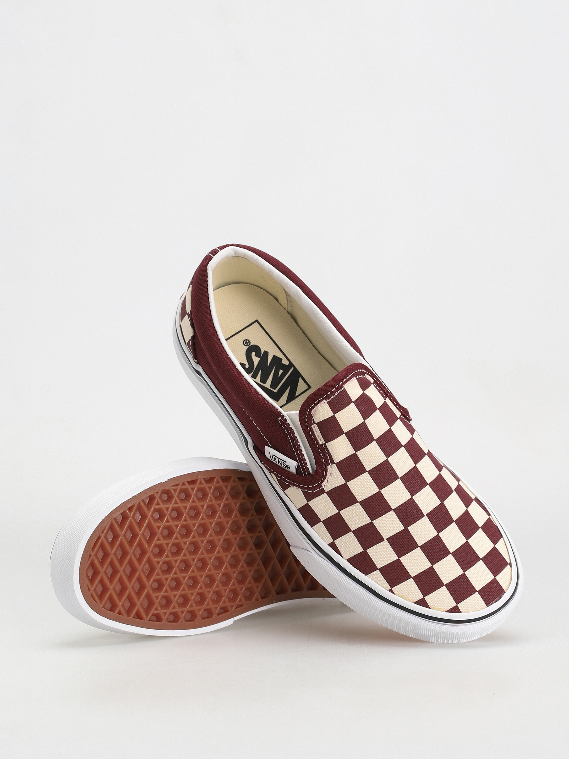 Buty Vans Classic Slip On (checkerboard/port royale/true white)