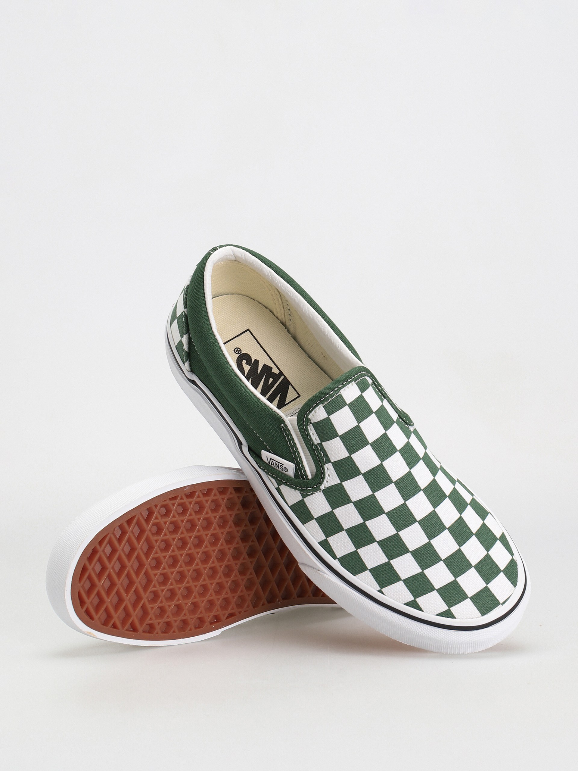 Buty Vans Classic Slip On (color theory checkerboard greener pastur)