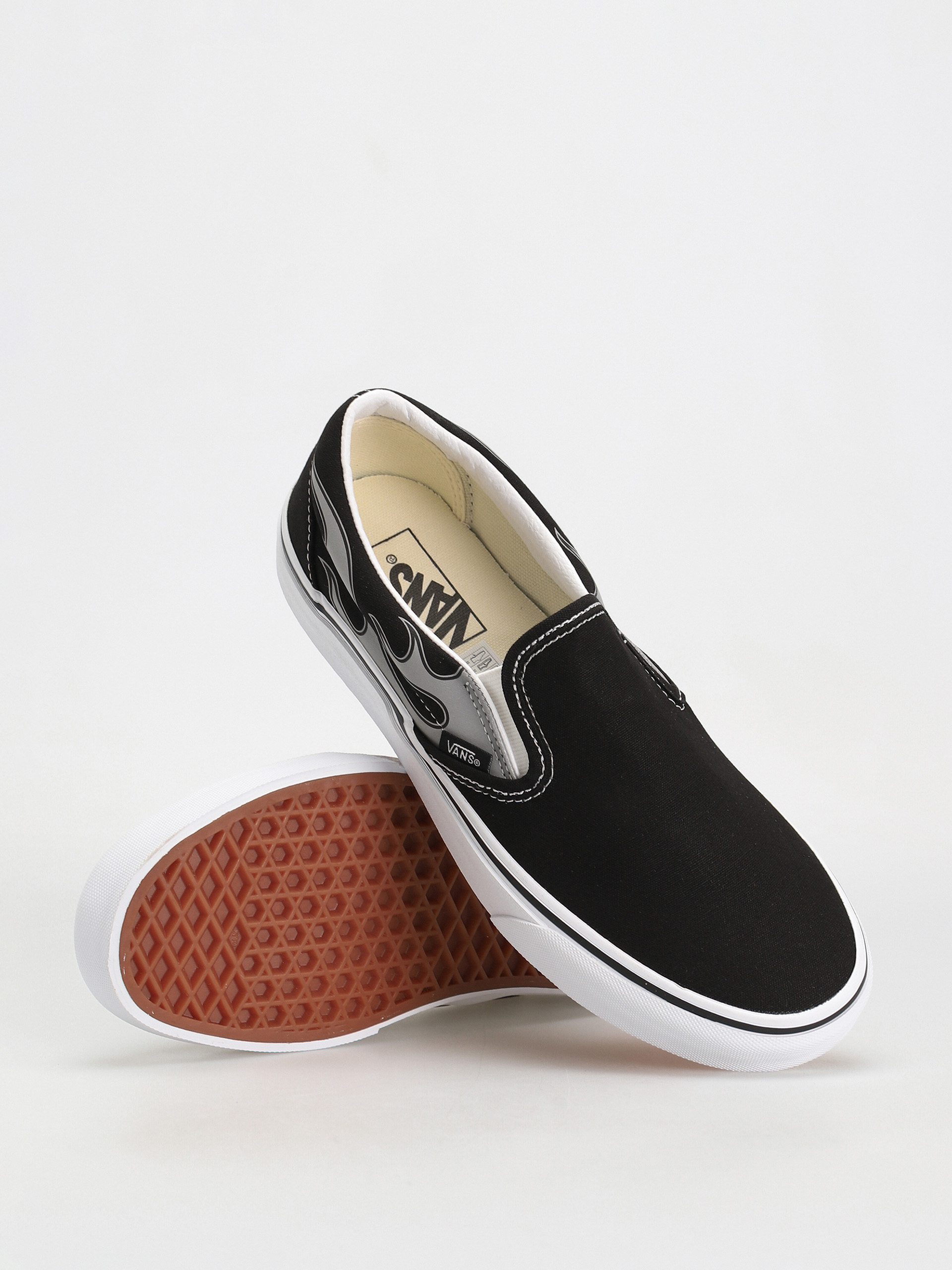 Buty Vans Classic Slip On (reflective flame black)