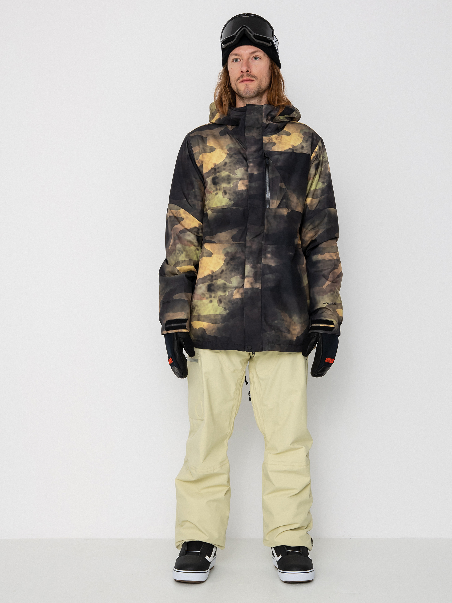 Kurtka snowboardowa Volcom L Gore Tex (camouflage)