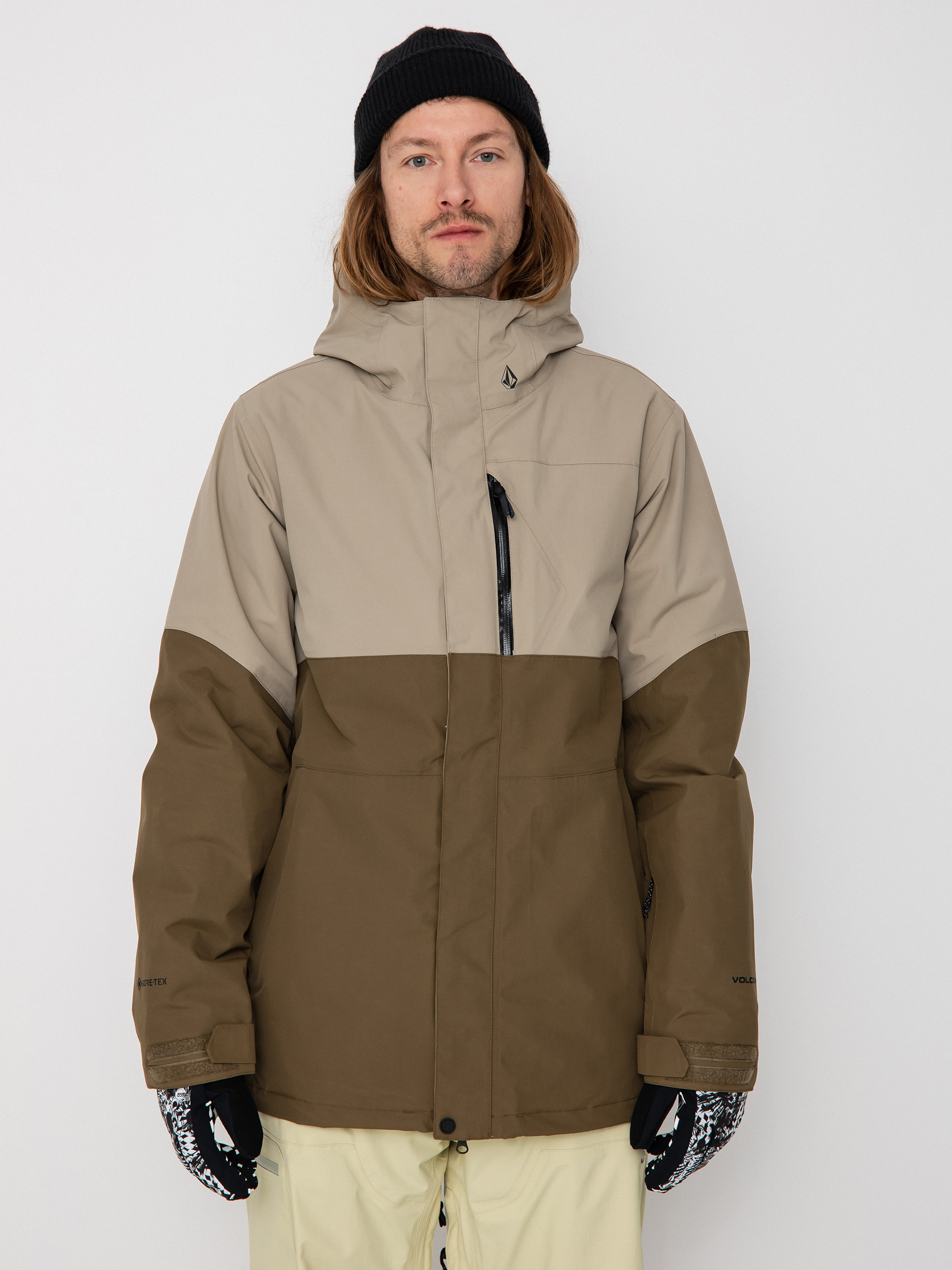 Męska Kurtka snowboardowa Volcom L Gore Tex (dark khaki)