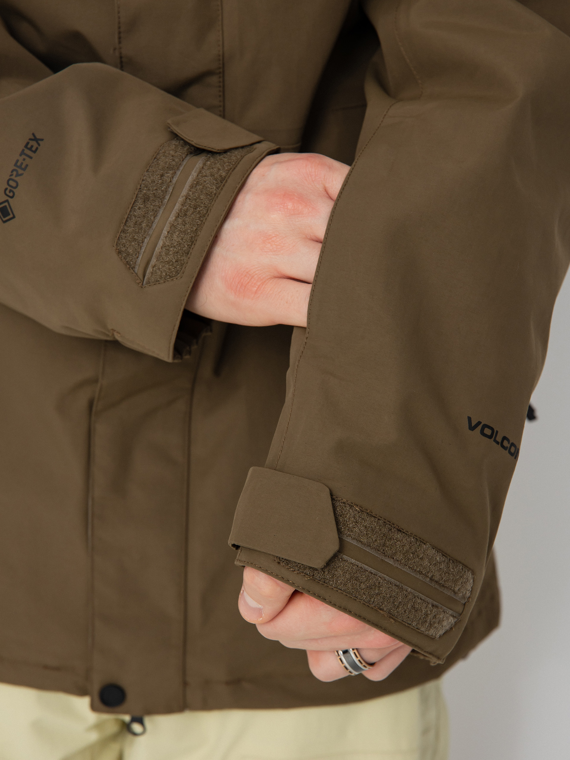 Męska Kurtka snowboardowa Volcom L Gore Tex (dark khaki)