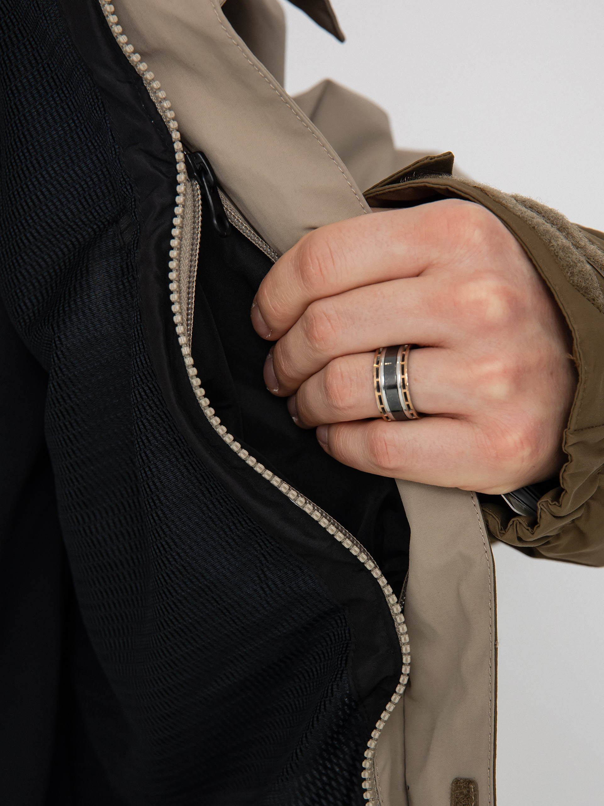 Męska Kurtka snowboardowa Volcom L Gore Tex (dark khaki)