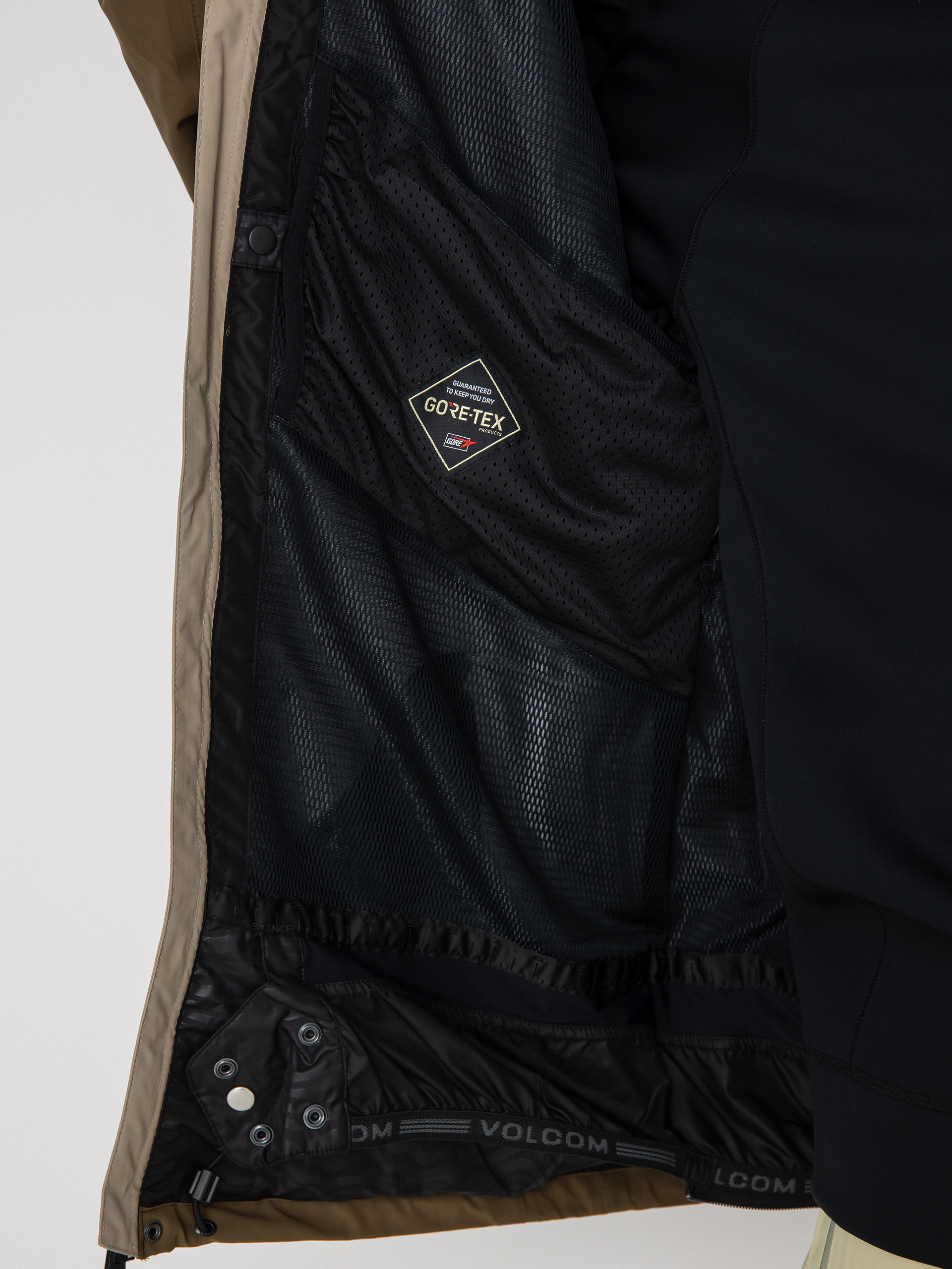Męska Kurtka snowboardowa Volcom L Gore Tex (dark khaki)