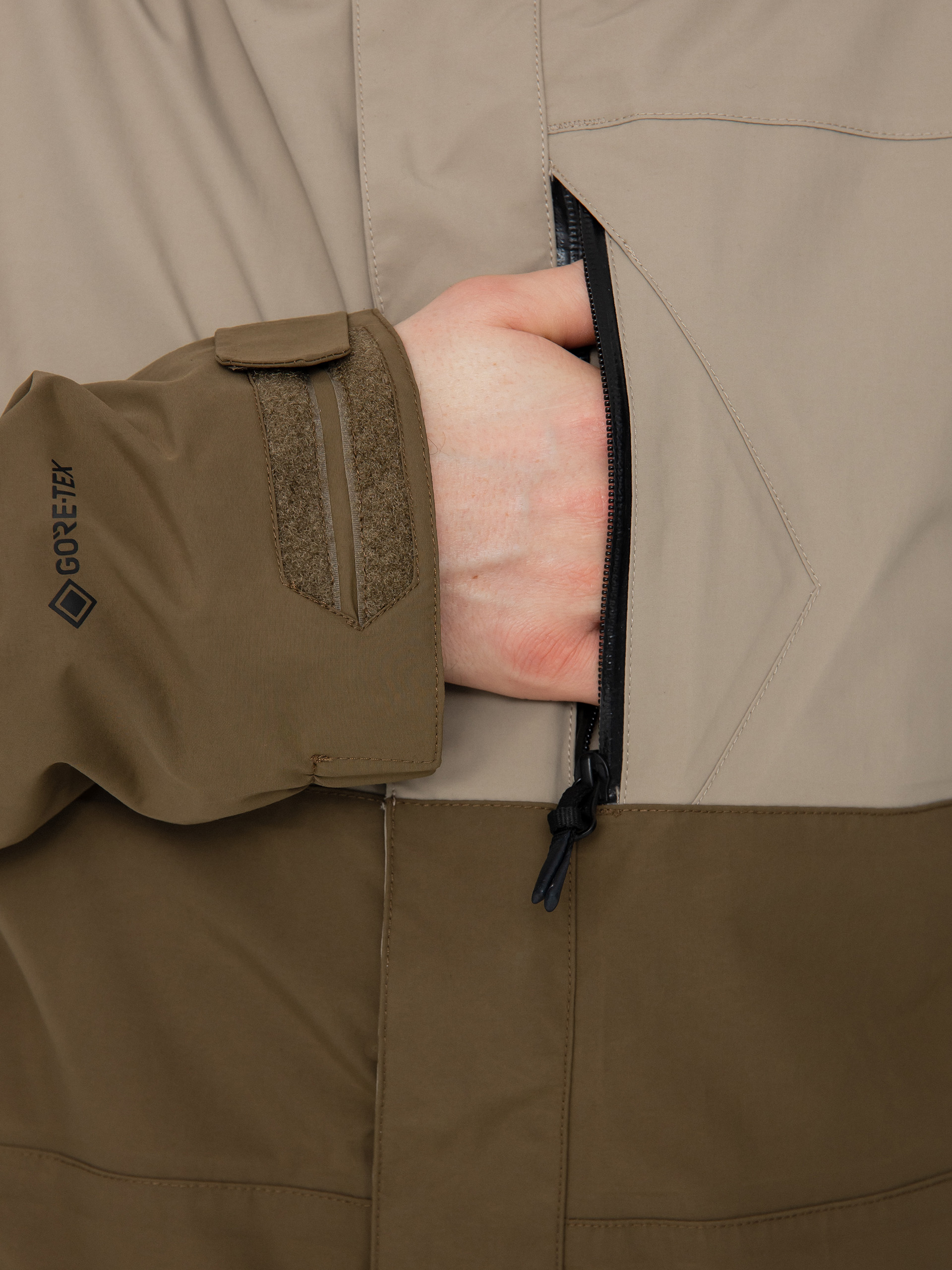 Męska Kurtka snowboardowa Volcom L Gore Tex (dark khaki)