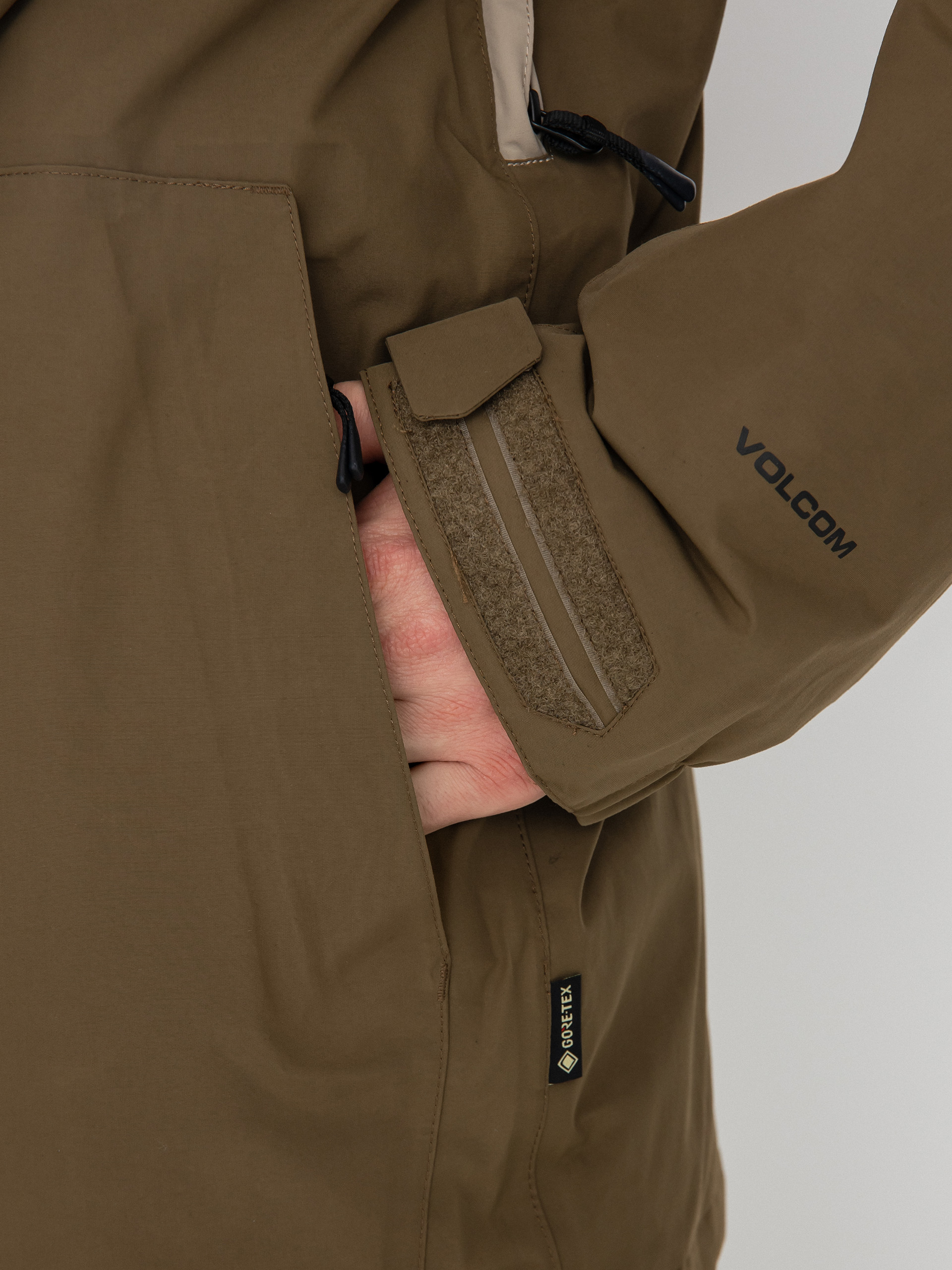 Męska Kurtka snowboardowa Volcom L Gore Tex (dark khaki)