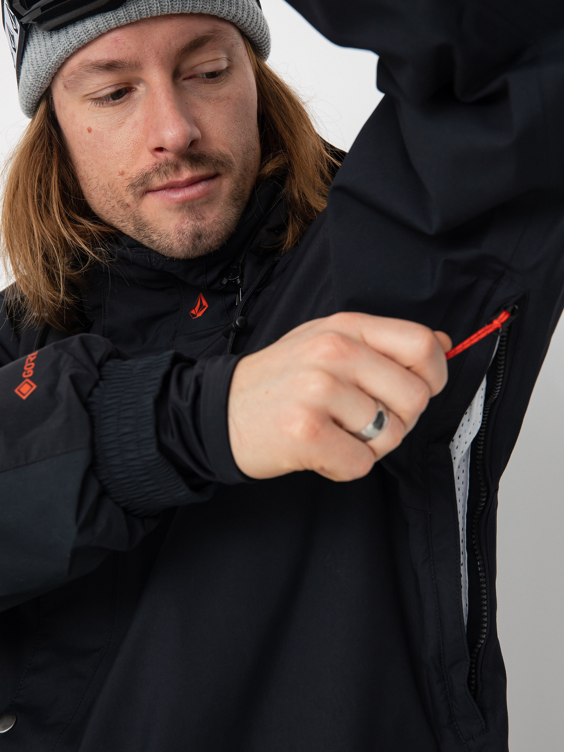 Męska Kurtka snowboardowa Volcom Longo Gore Tex (black)