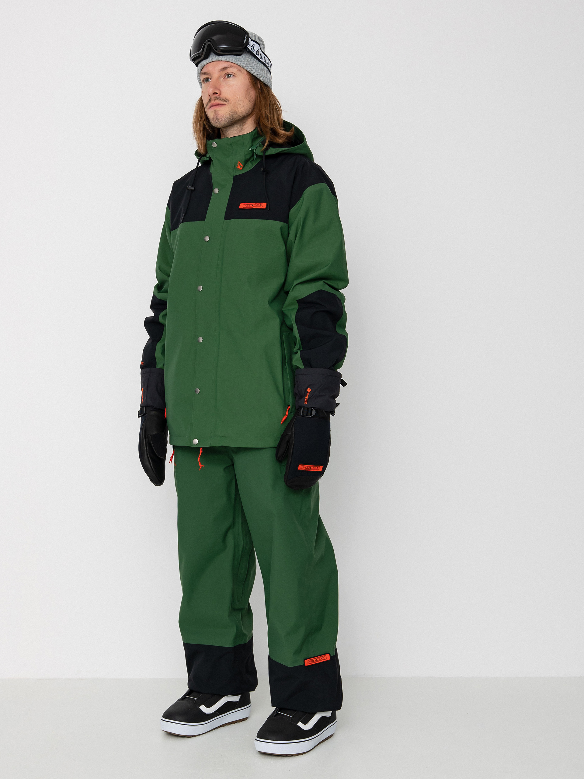 Męska Kurtka snowboardowa Volcom Longo Gore Tex (military)
