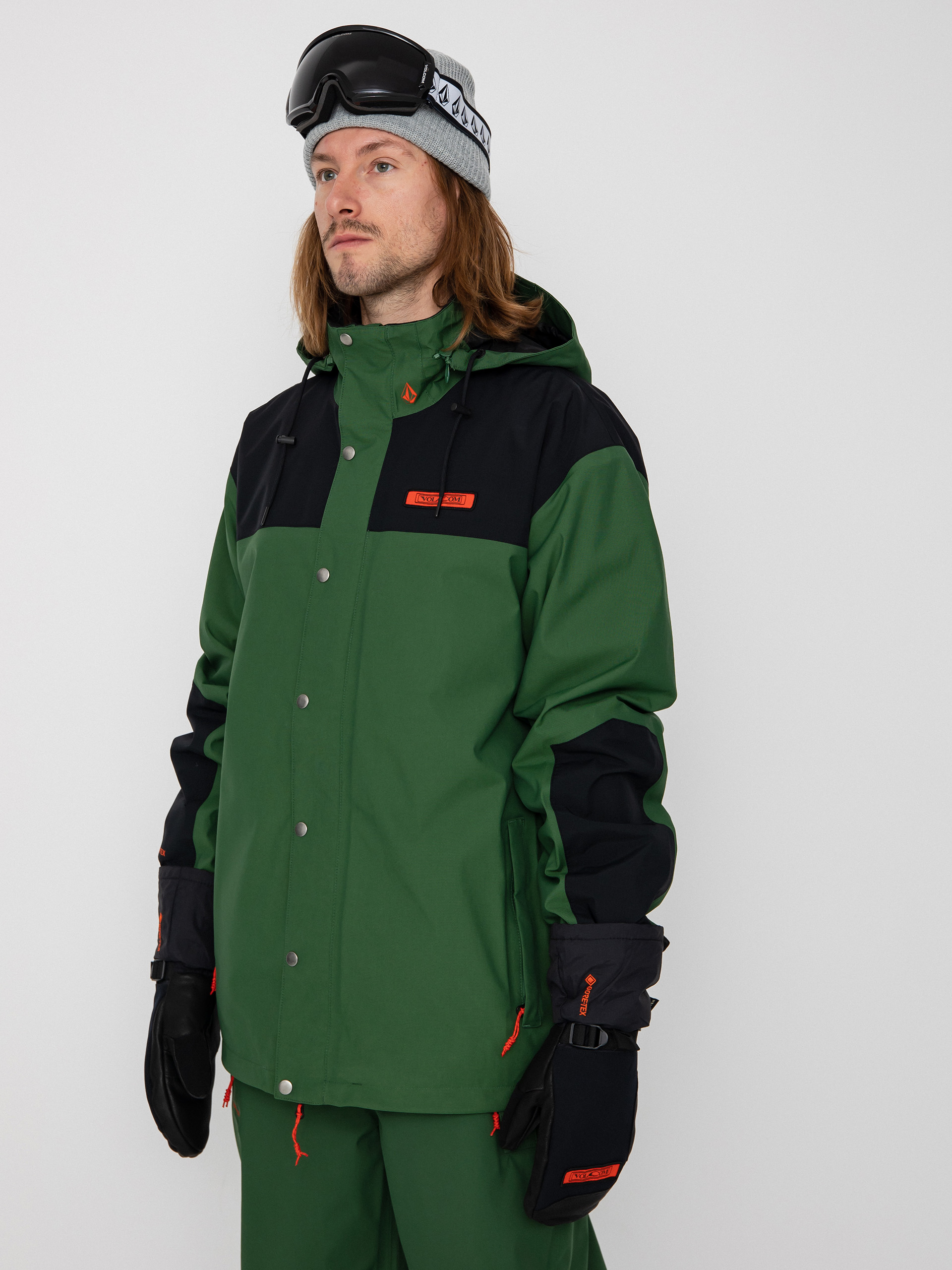Męska Kurtka snowboardowa Volcom Longo Gore Tex (military)