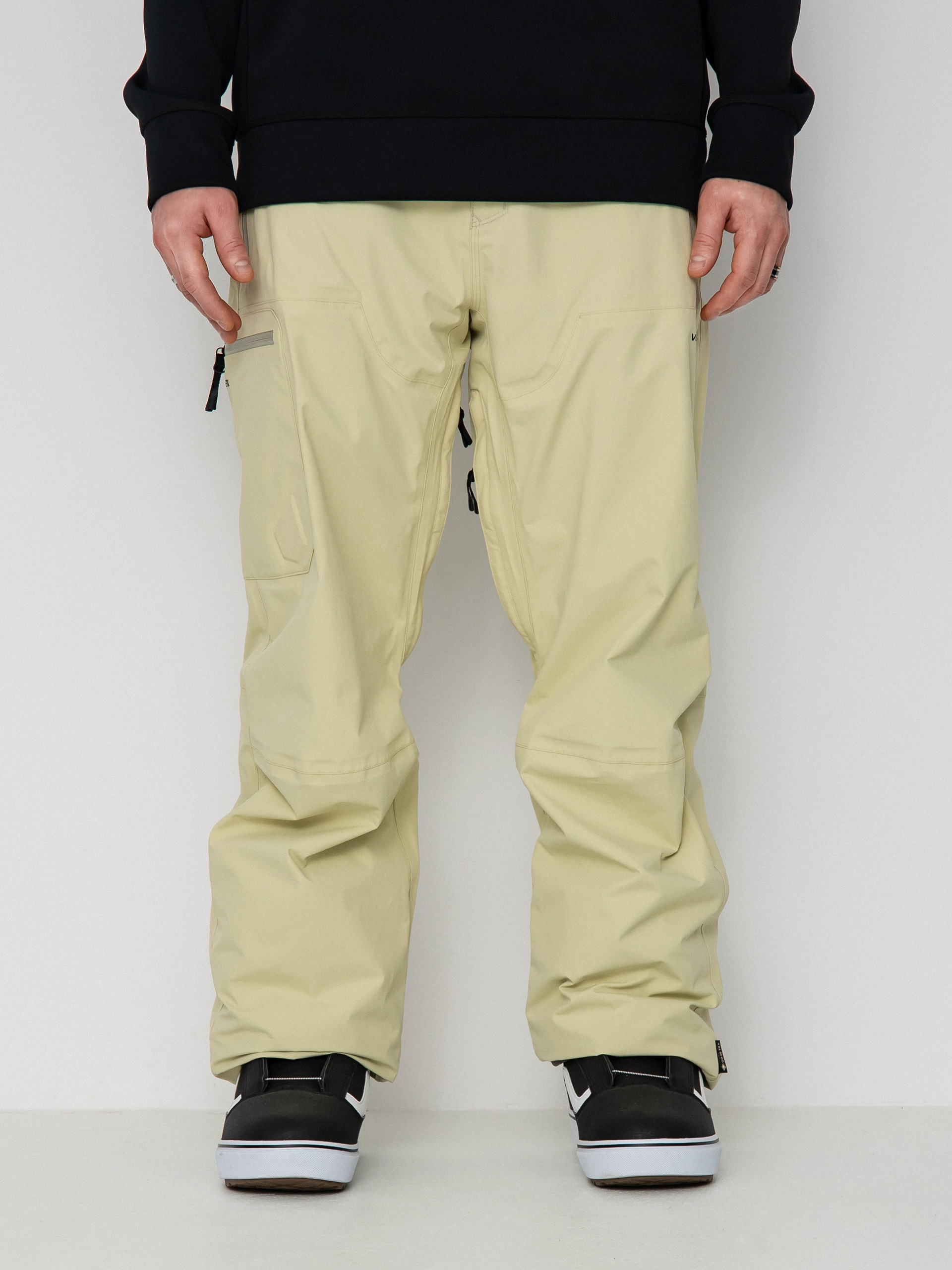 Męskie Spodnie snowboardowe Volcom L Gore Tex (khaki)