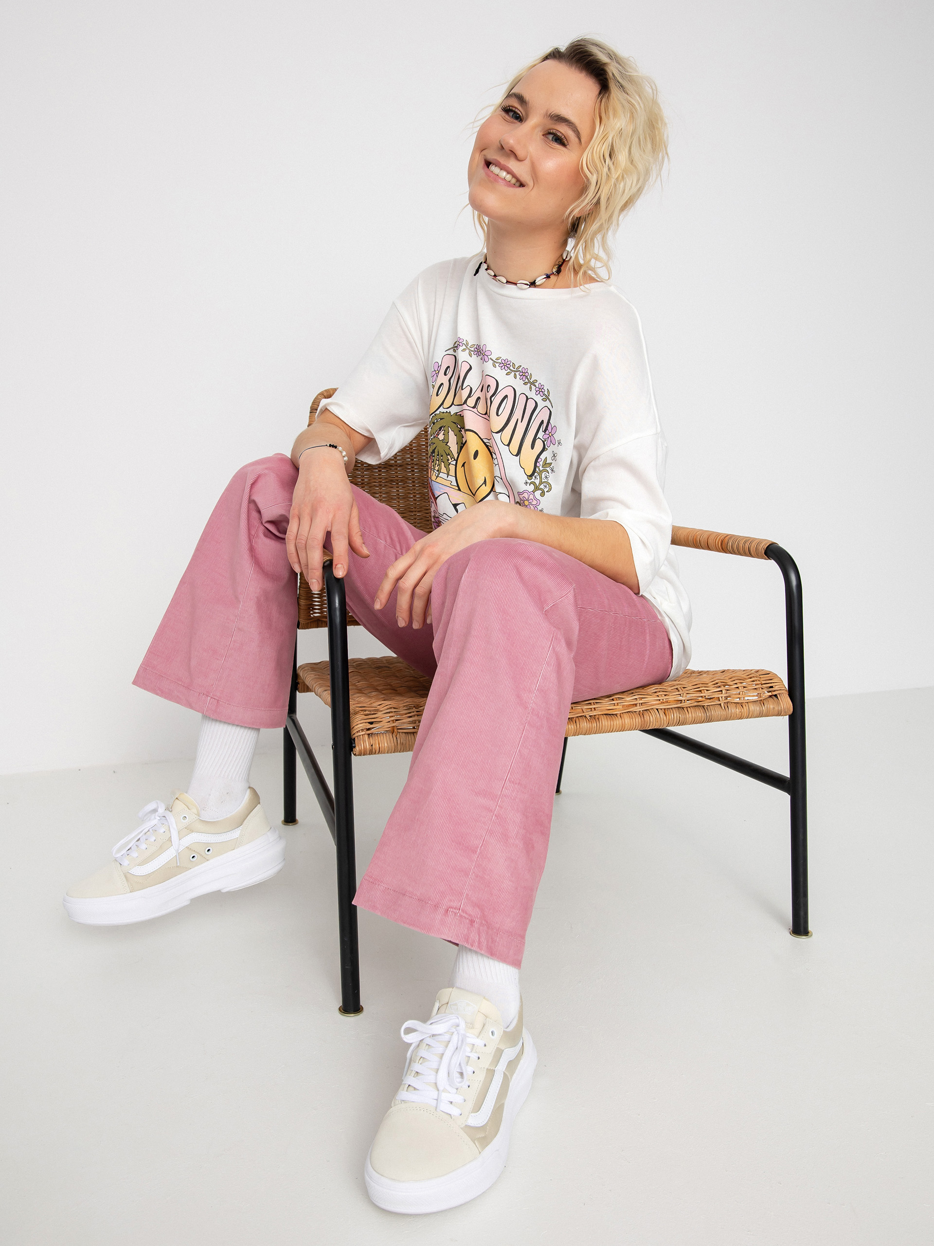 T-shirt Billabong X Smiley True Boy Wmn (salt crystal)