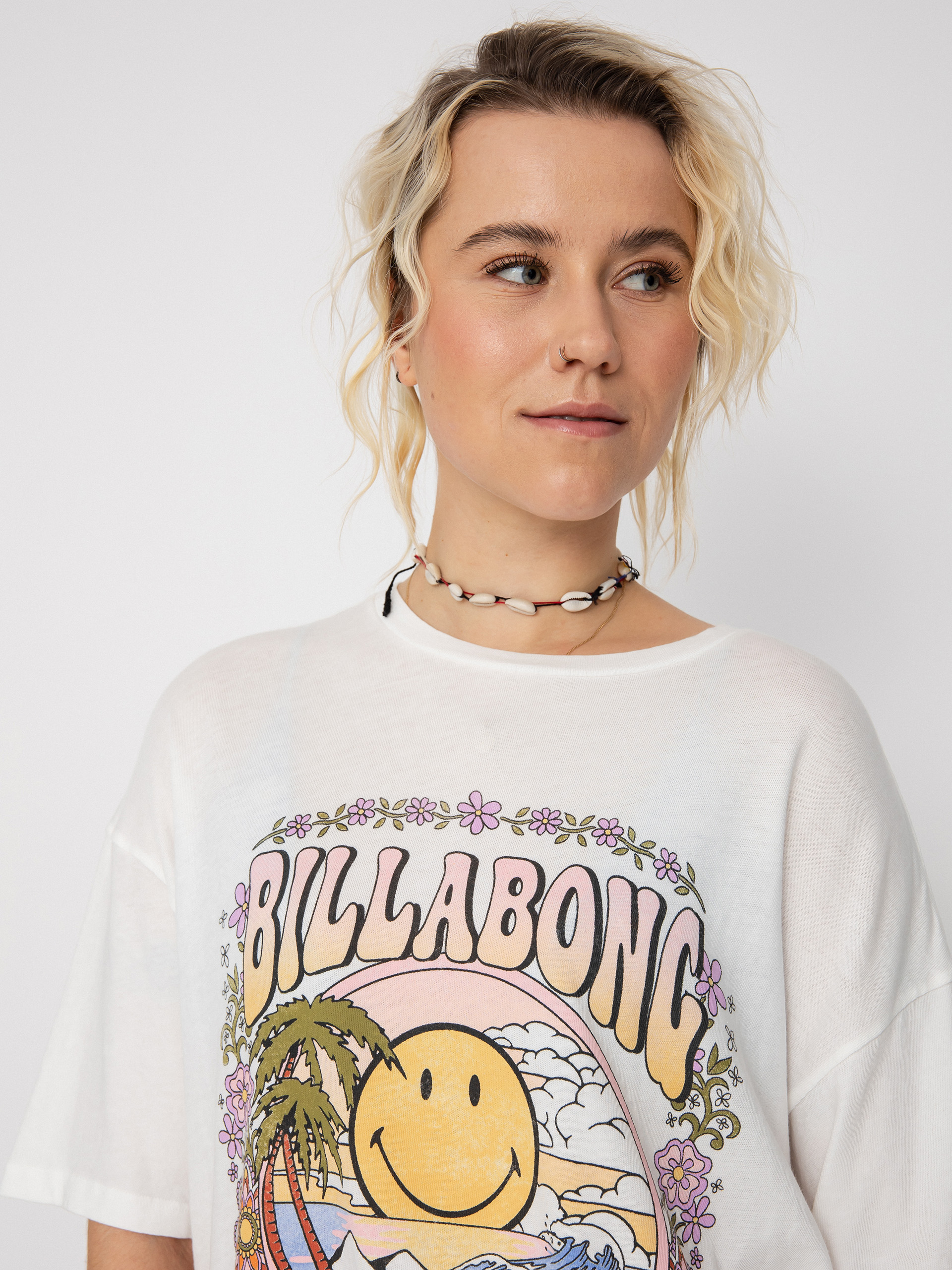 T-shirt Billabong X Smiley True Boy Wmn (salt crystal)