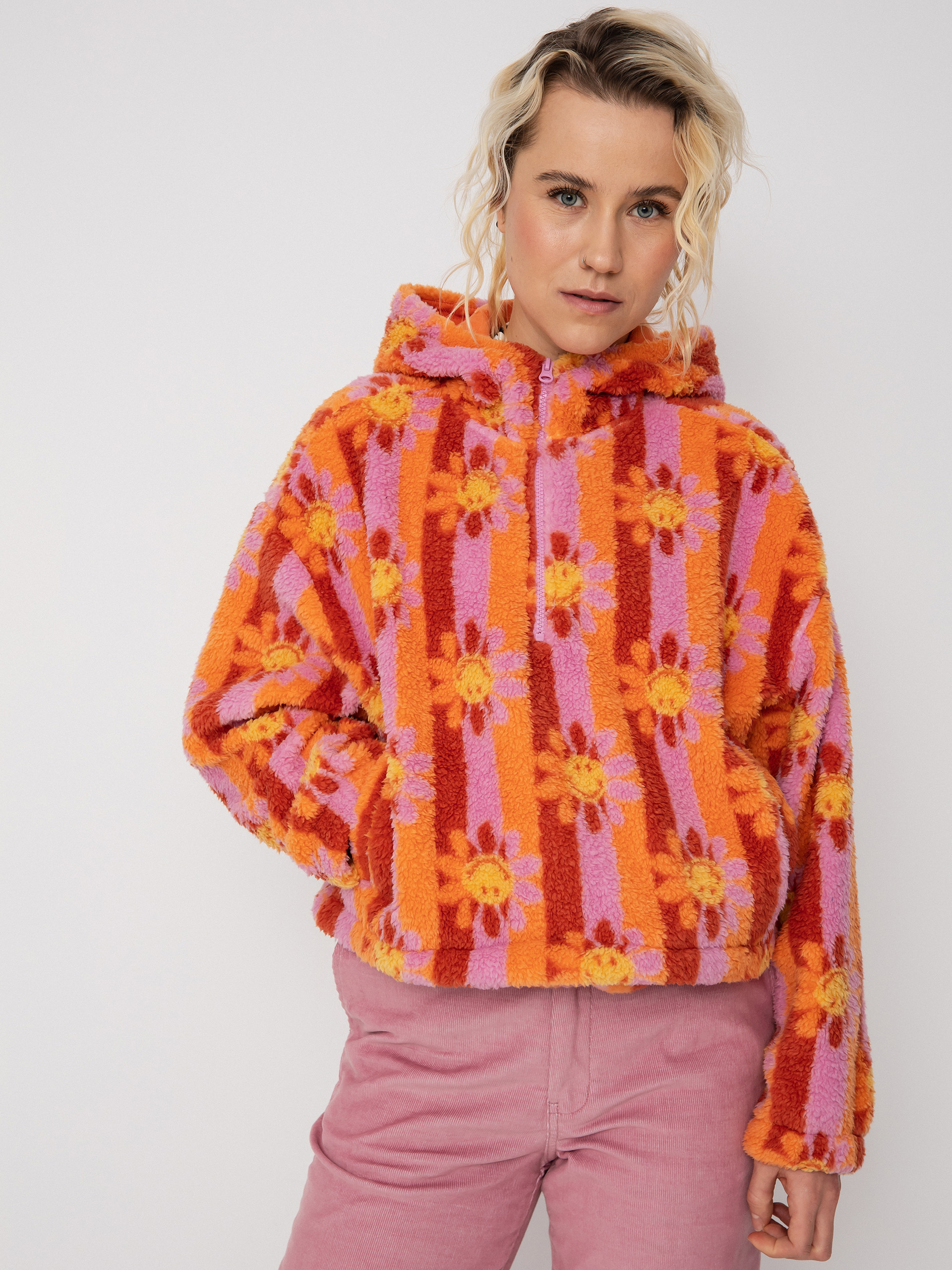 Damski Polar Billabong X  Smiley Cozy Smiles (orange kiss)