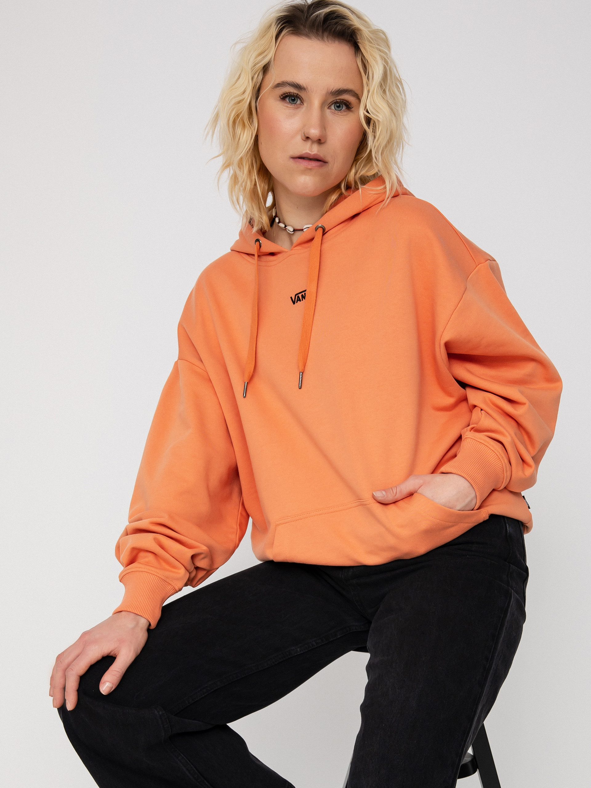 Bluza z kapturem Vans Flying V Os Ft HD Wmn (flying v sun baked)