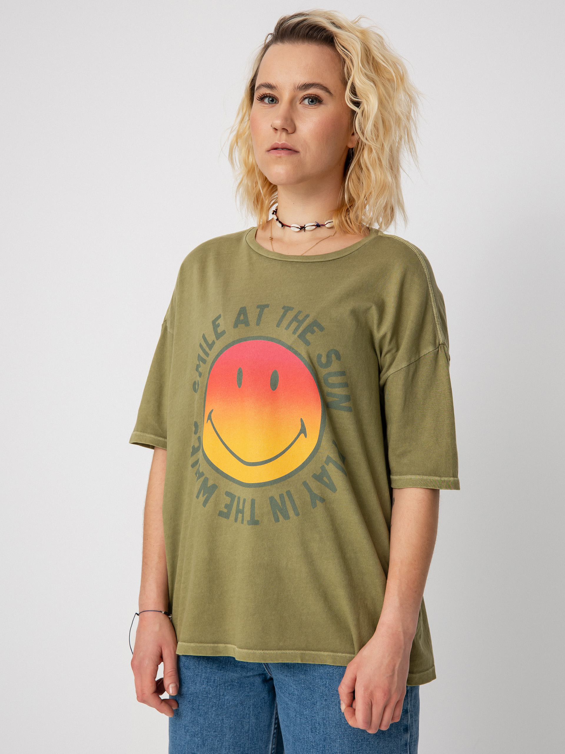 T-shirt Billabong X Smiley True Boy Wmn (split pea)