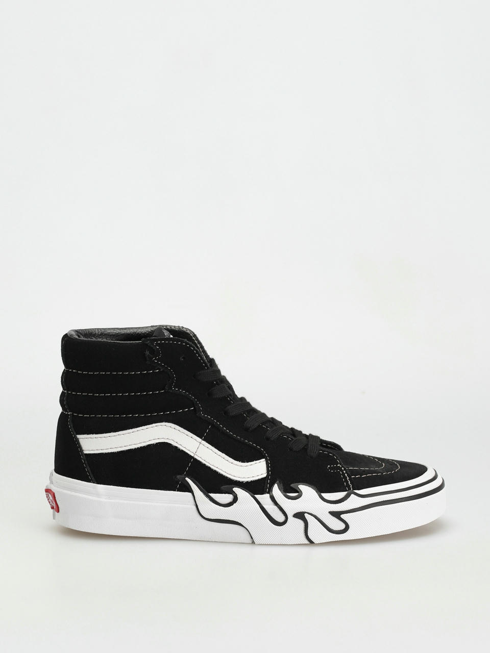 Buty Vans Sk8 Hi Flame (suede black/white)