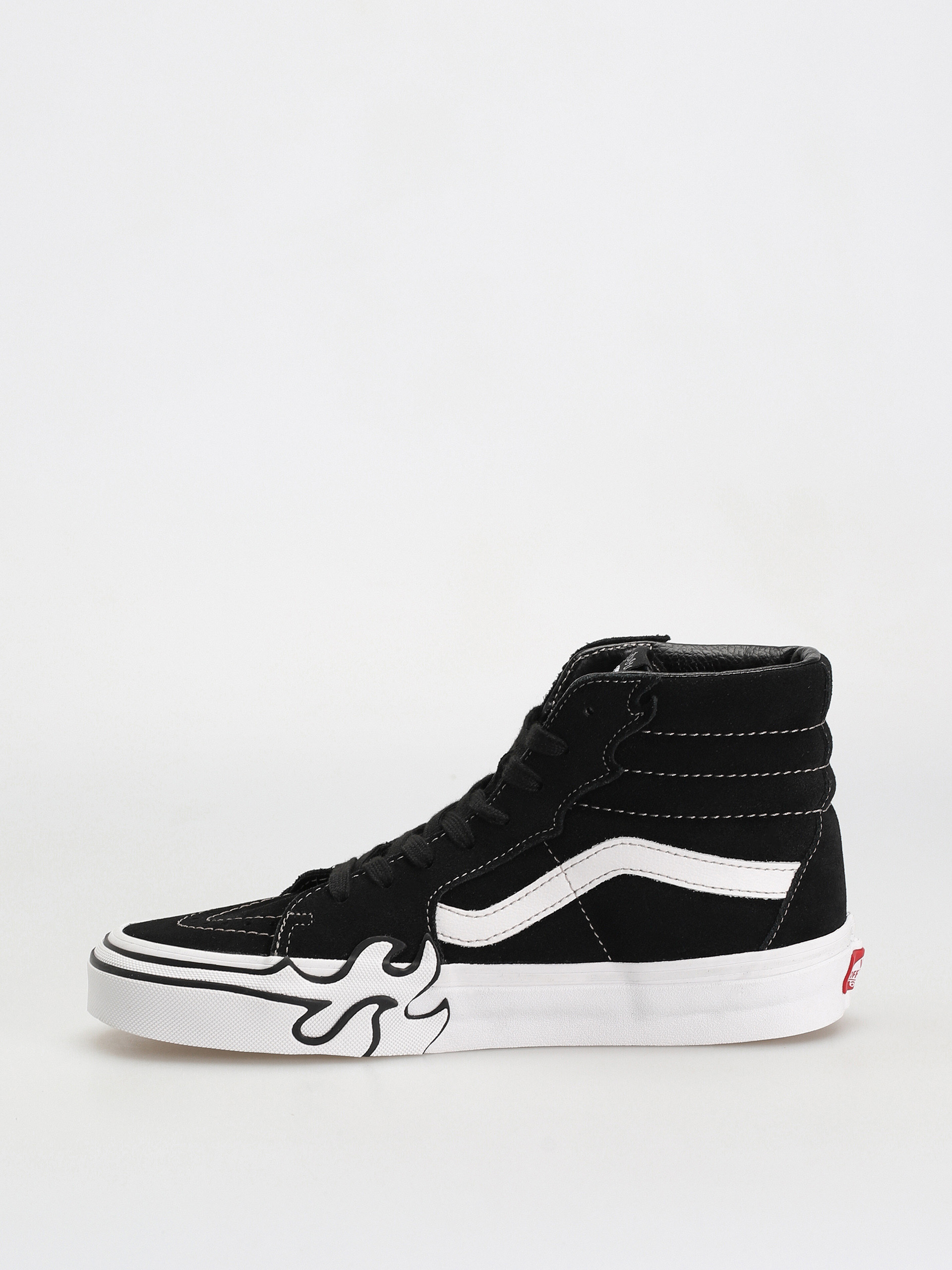 Buty Vans Sk8 Hi Flame (suede black/white)