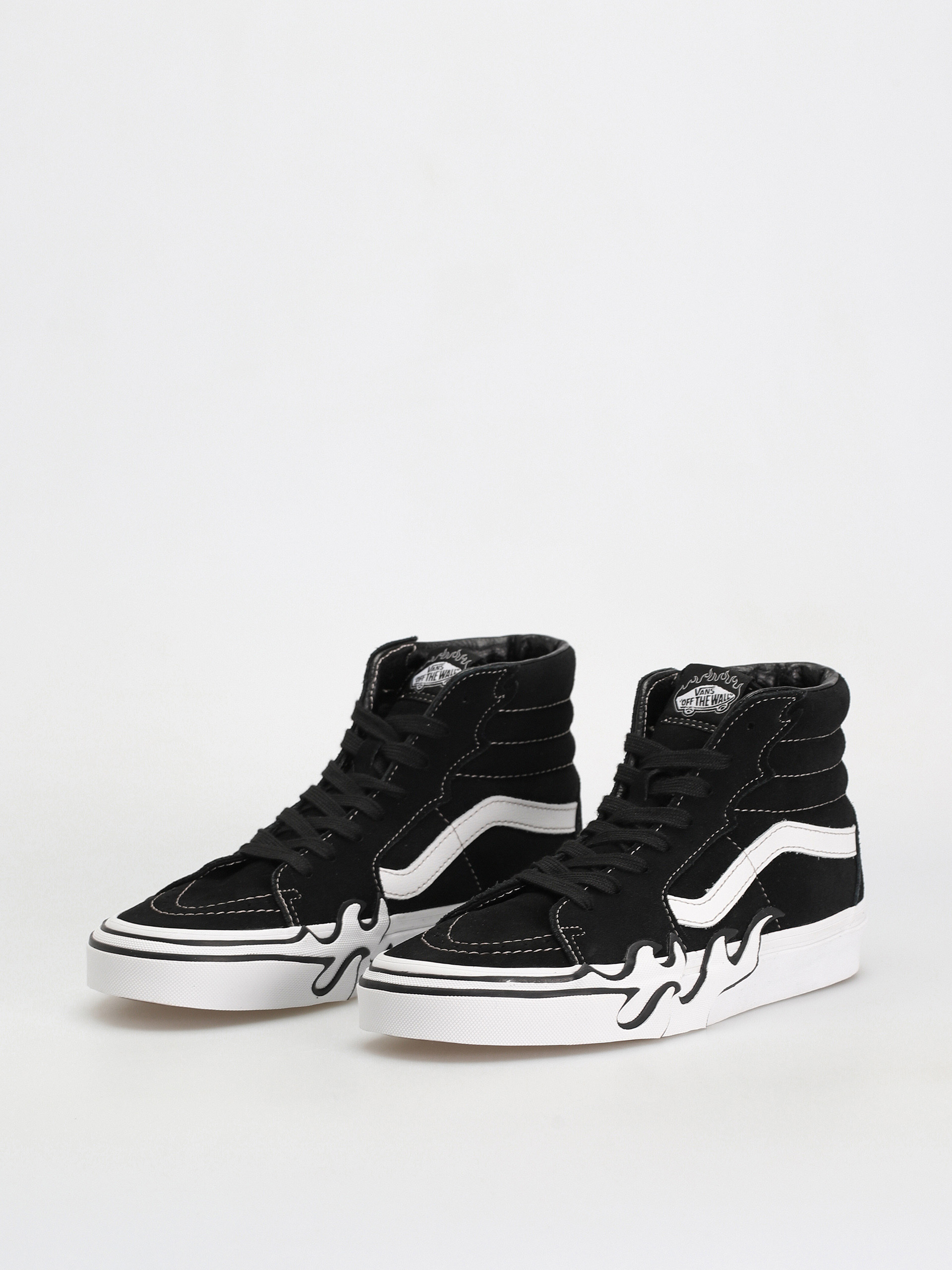 Buty Vans Sk8 Hi Flame (suede black/white)
