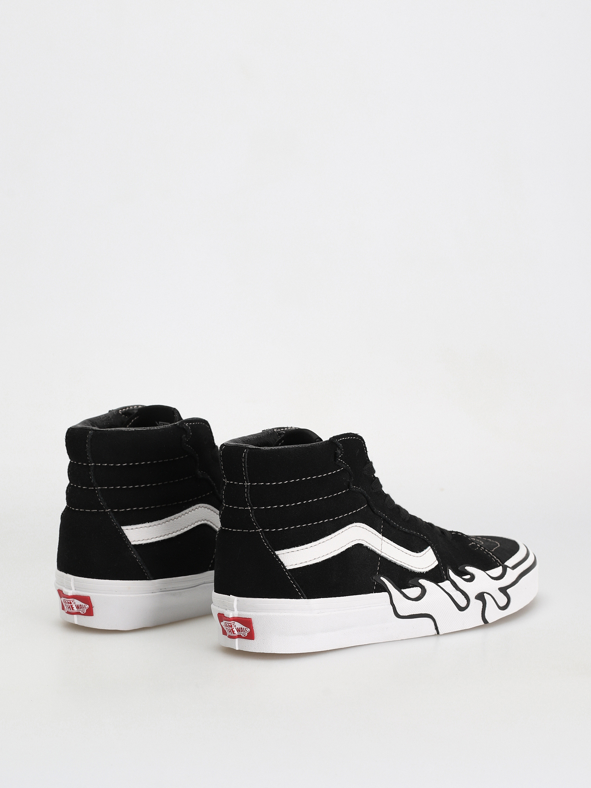 Buty Vans Sk8 Hi Flame (suede black/white)