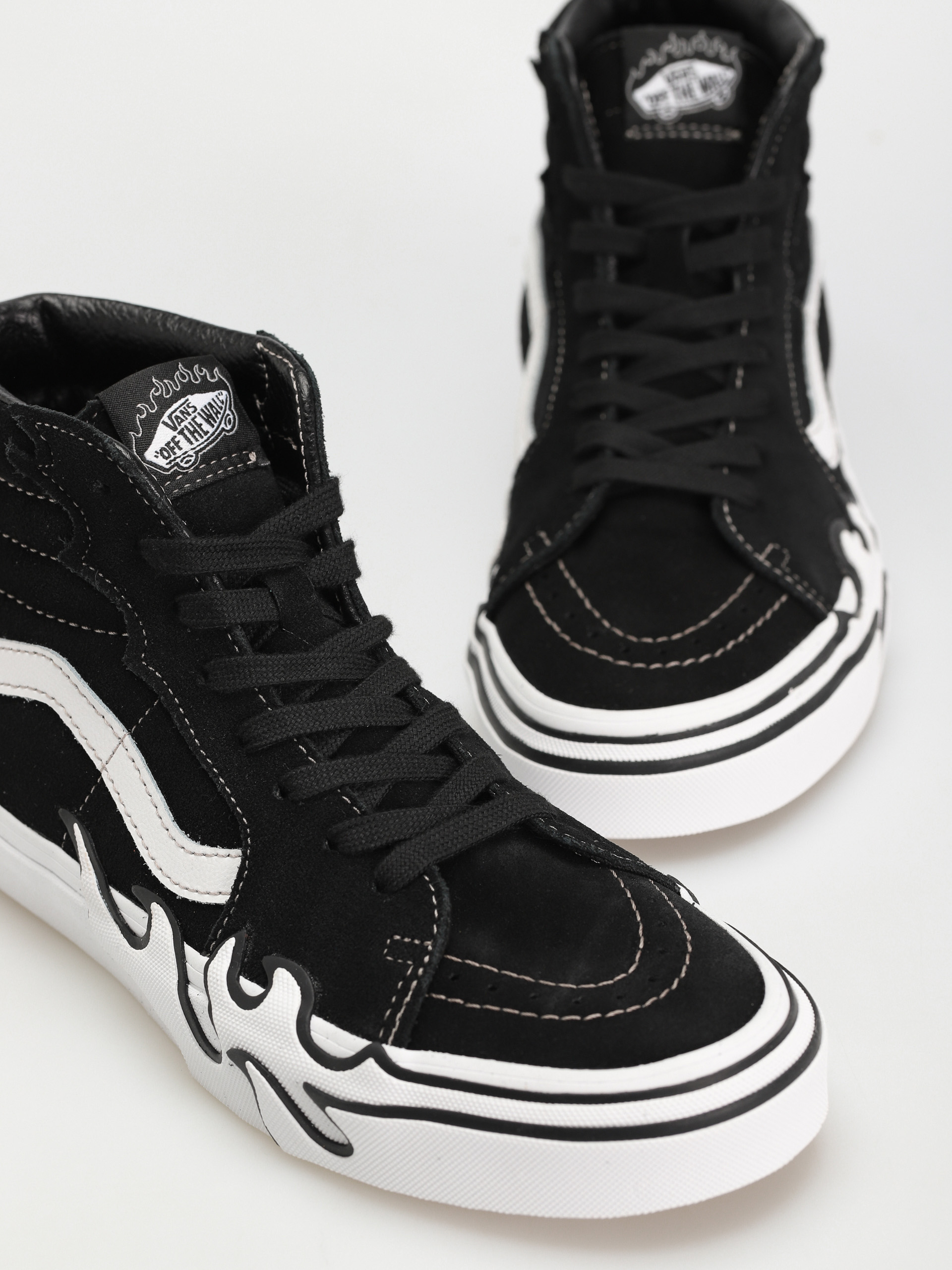 Buty Vans Sk8 Hi Flame (suede black/white)