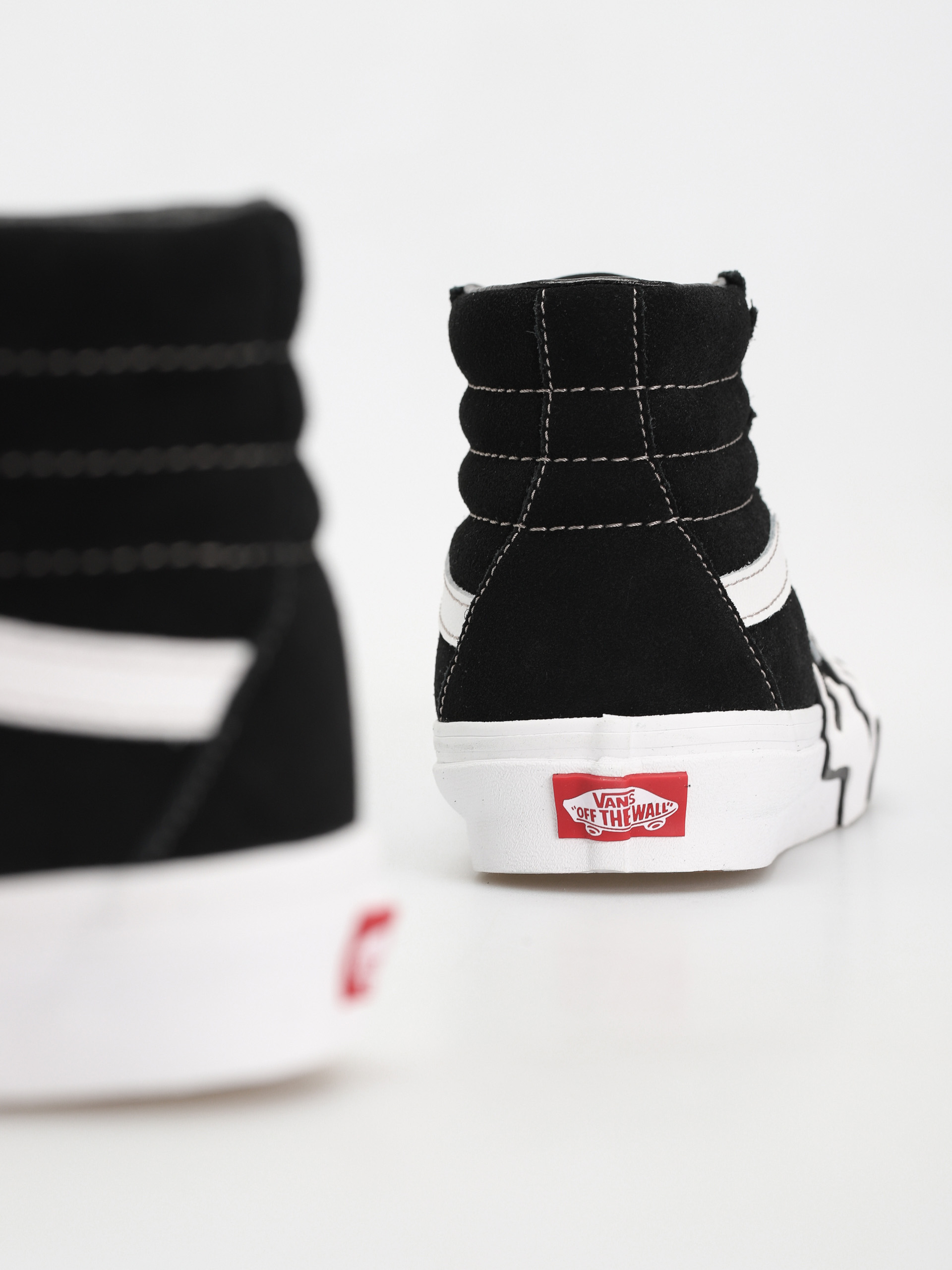 Buty Vans Sk8 Hi Flame (suede black/white)