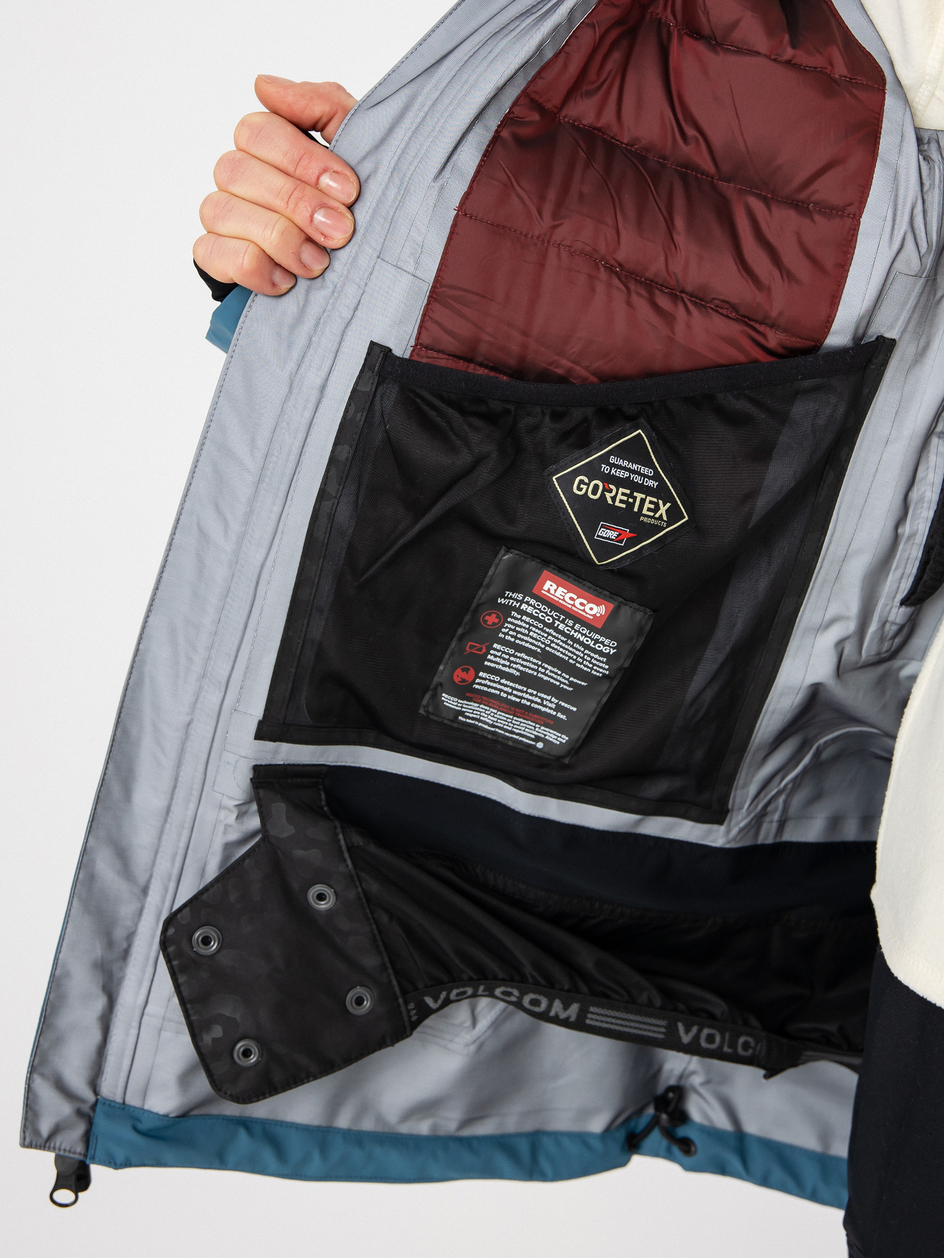 Damska Kurtka snowboardowa Volcom Nya Tds Inf Gore Tex (petrol blue)