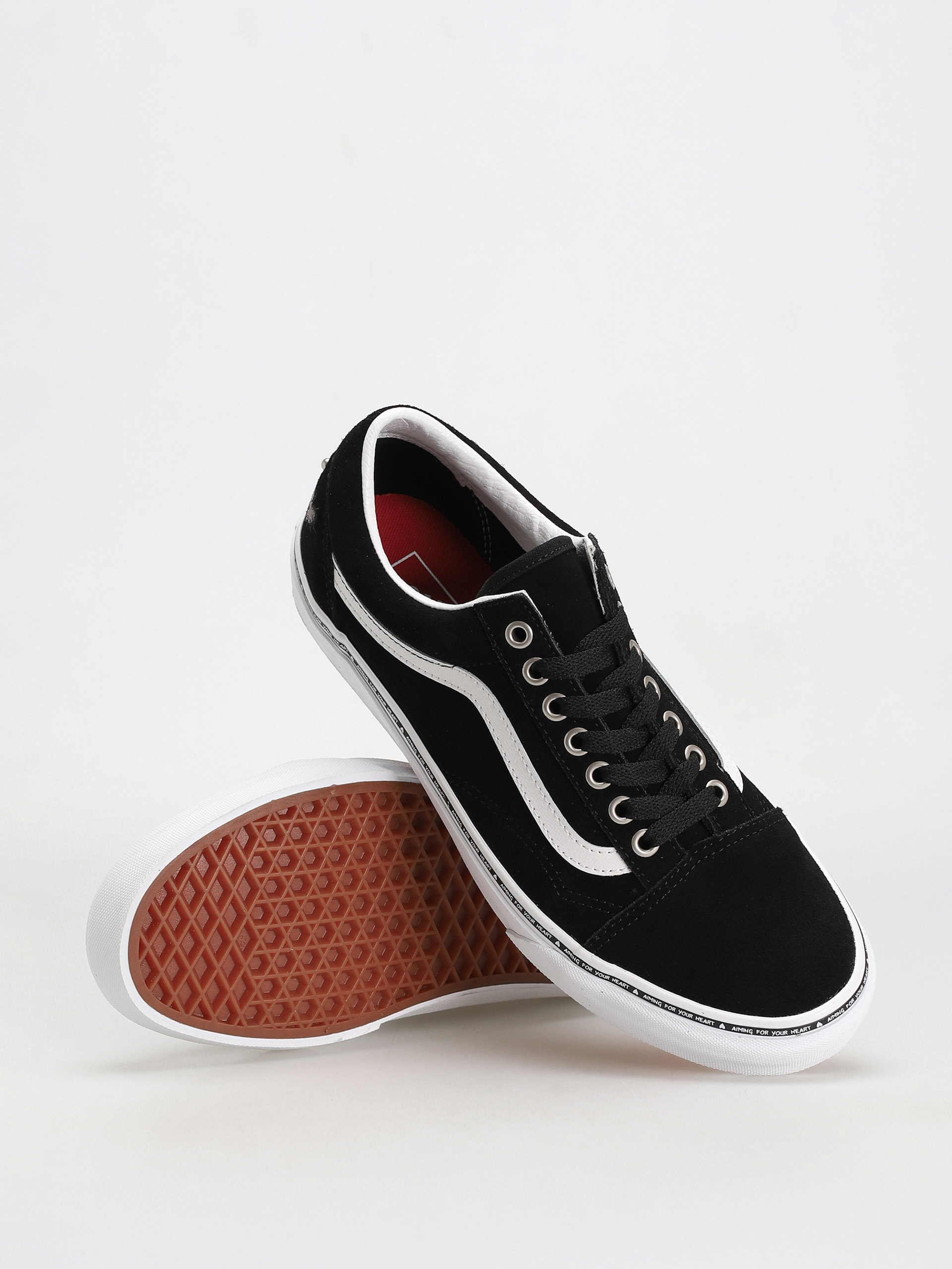 Buty Vans Old Skool (aiming 4 your heart black/white)
