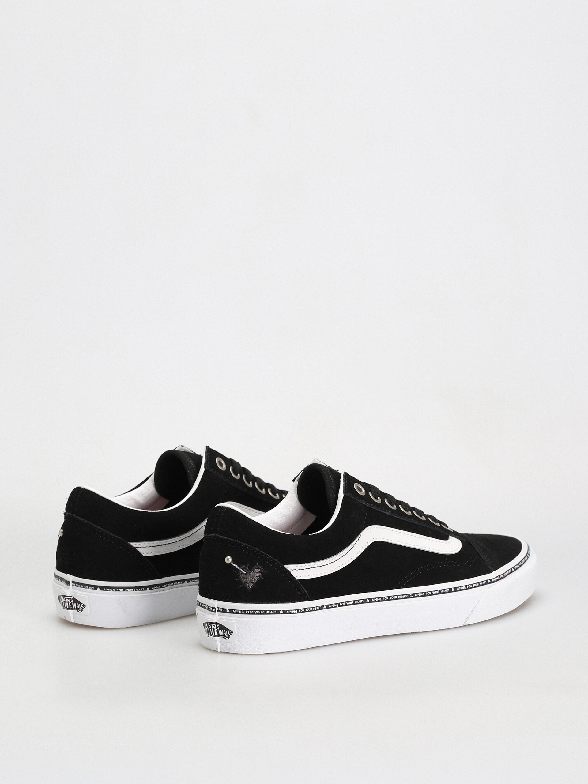 Buty Vans Old Skool (aiming 4 your heart black/white)