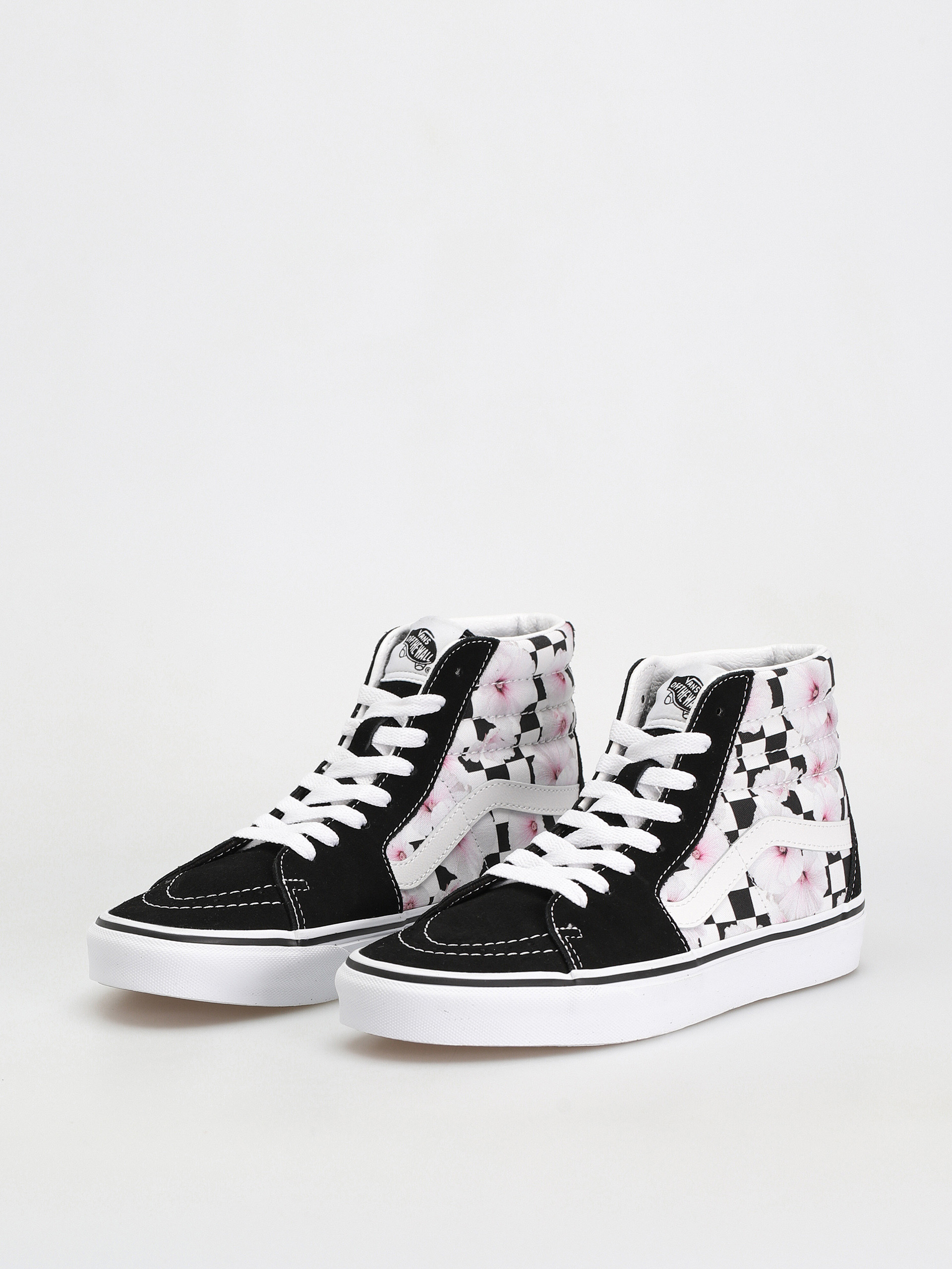 Buty Vans Sk8 Hi Wmn (hibiscus check black)