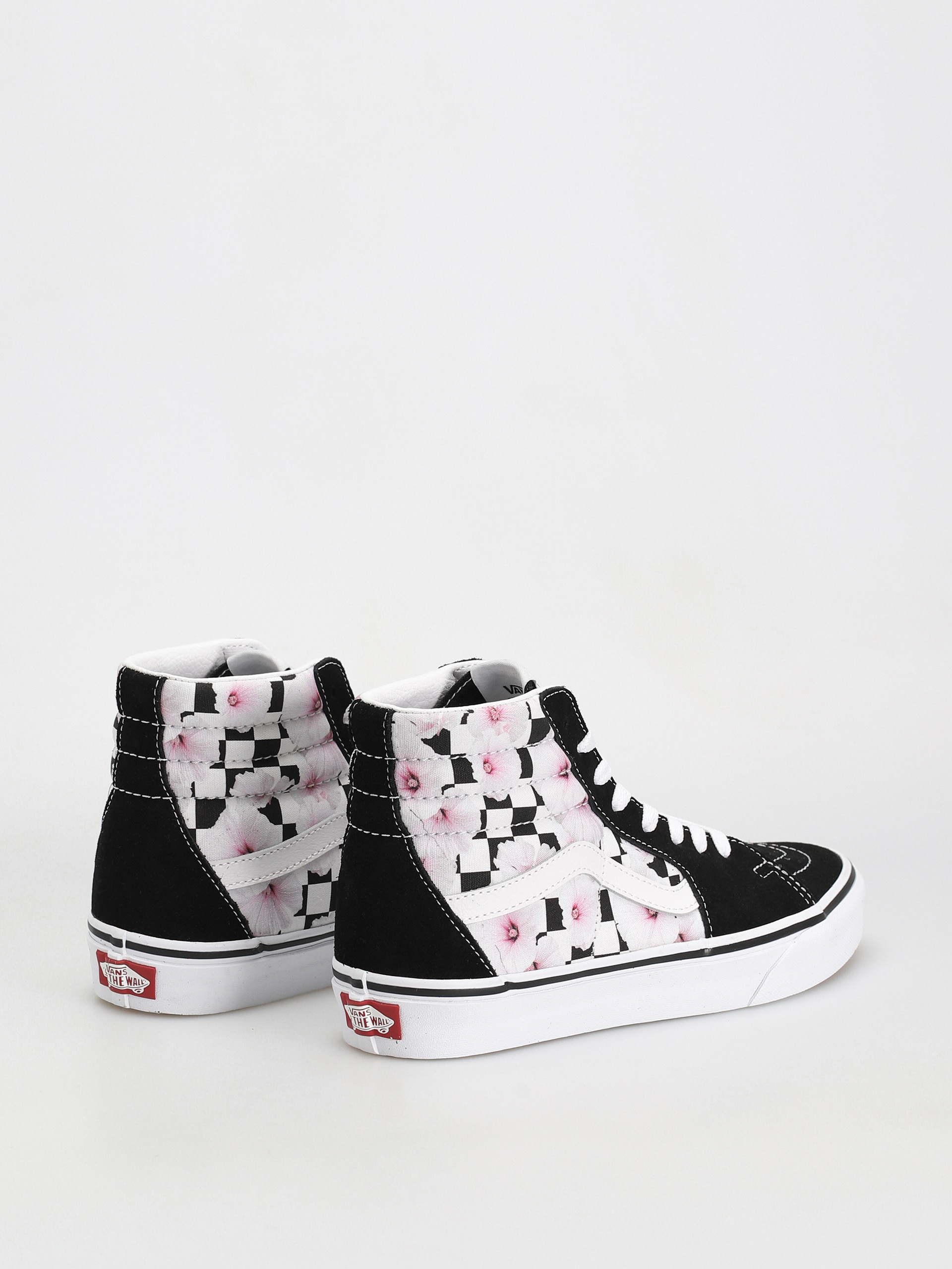 Buty Vans Sk8 Hi Wmn (hibiscus check black)