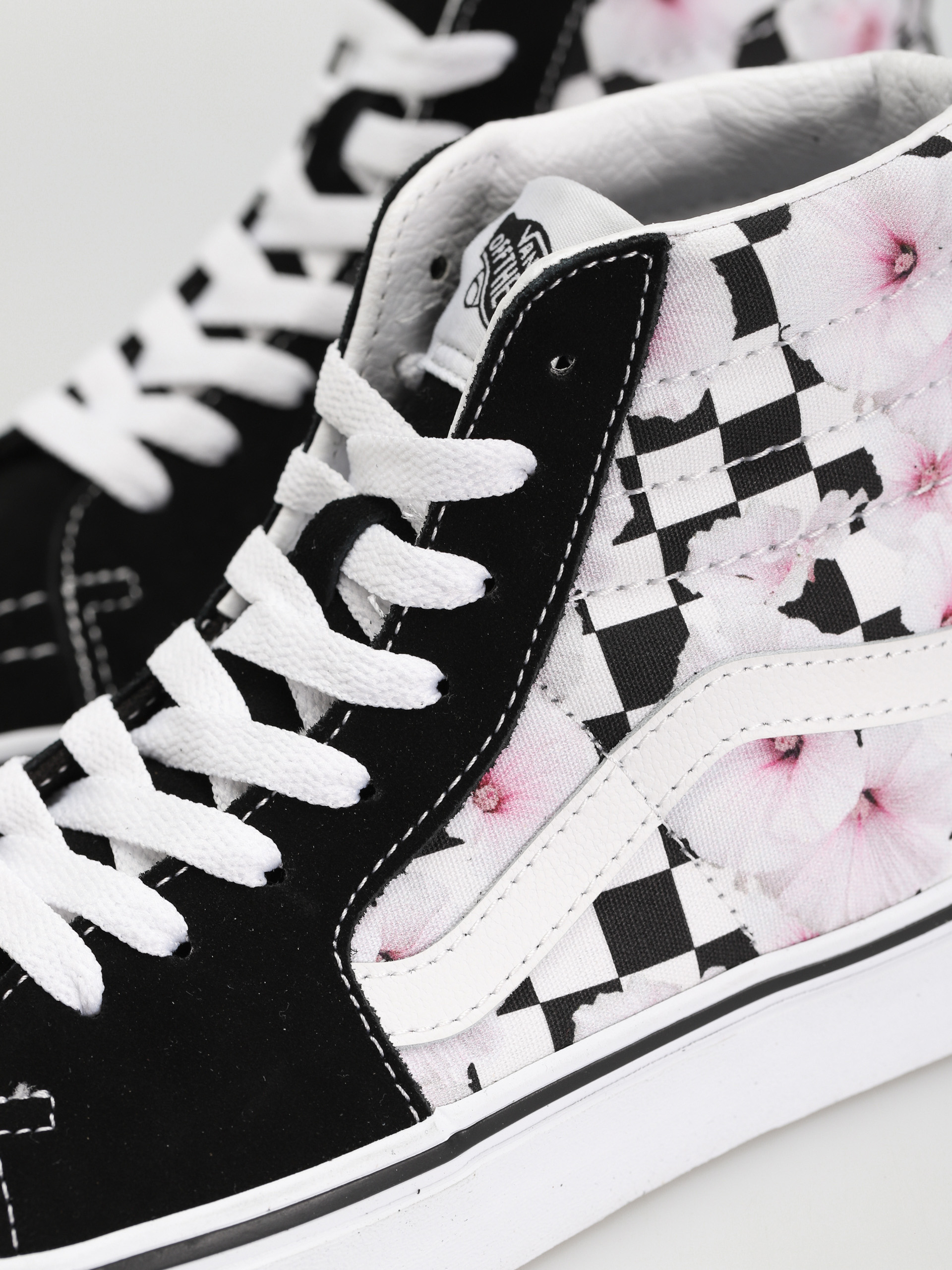 Buty Vans Sk8 Hi Wmn (hibiscus check black)