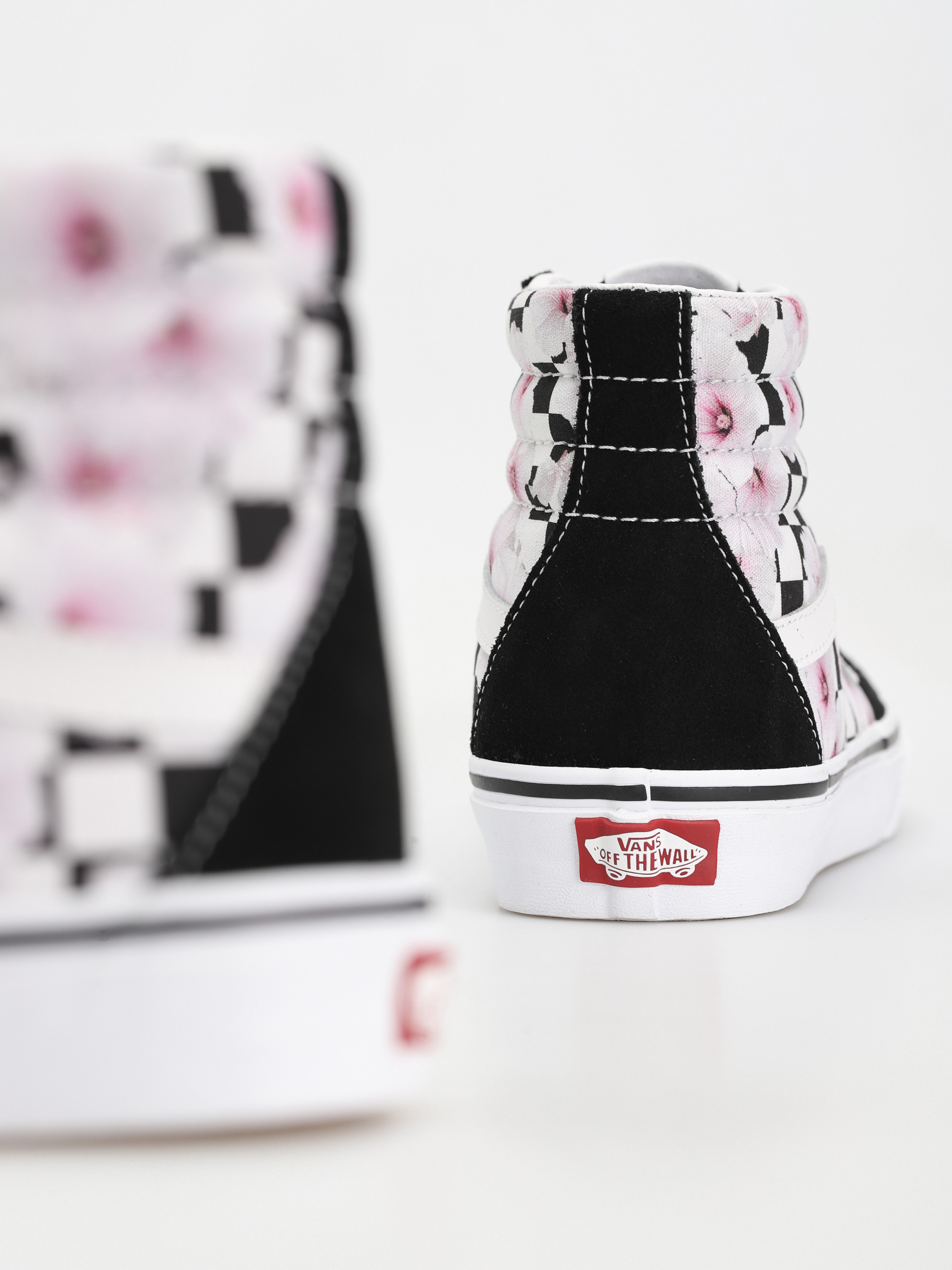 Buty Vans Sk8 Hi Wmn (hibiscus check black)