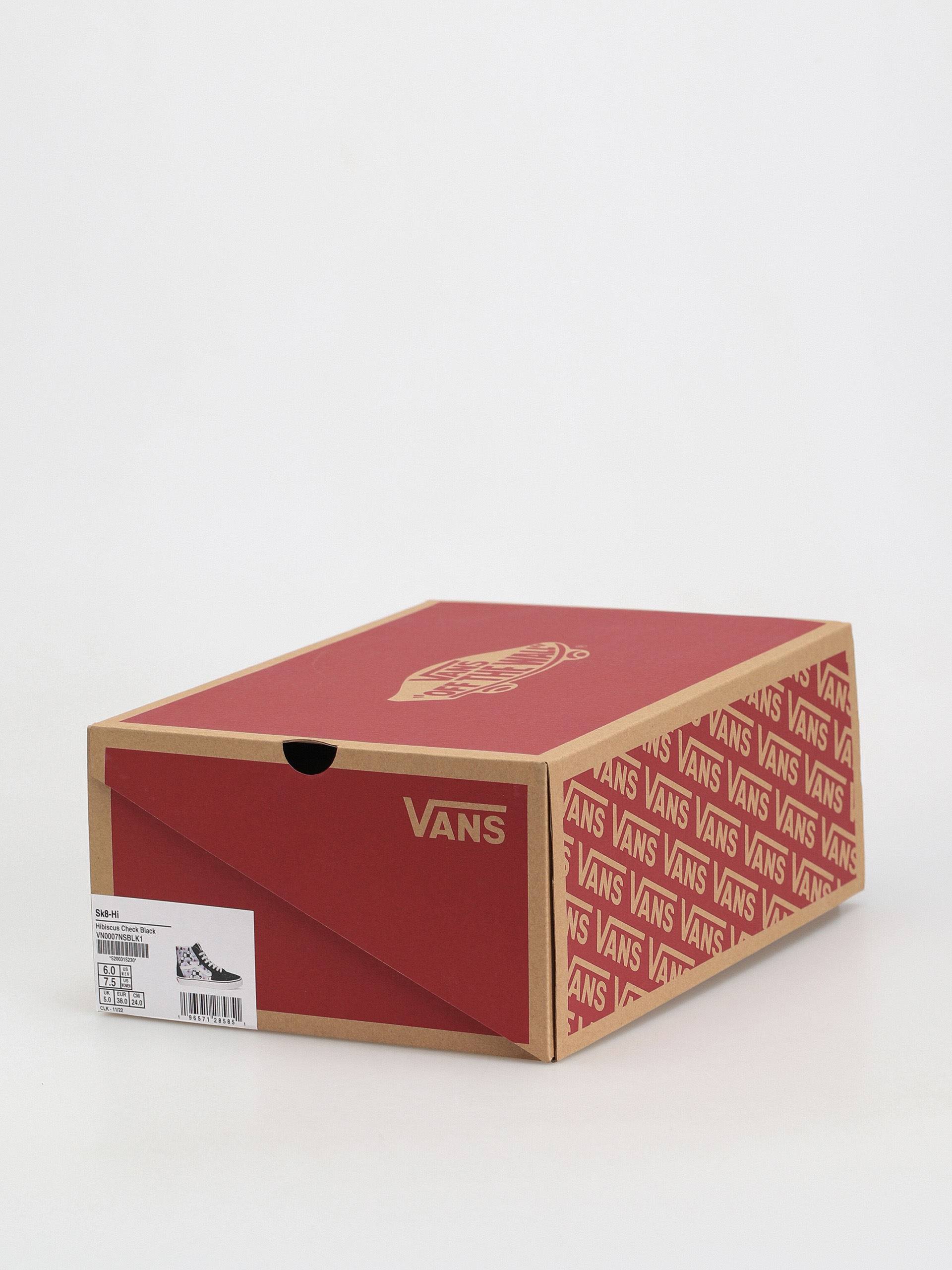 Buty Vans Sk8 Hi Wmn (hibiscus check black)