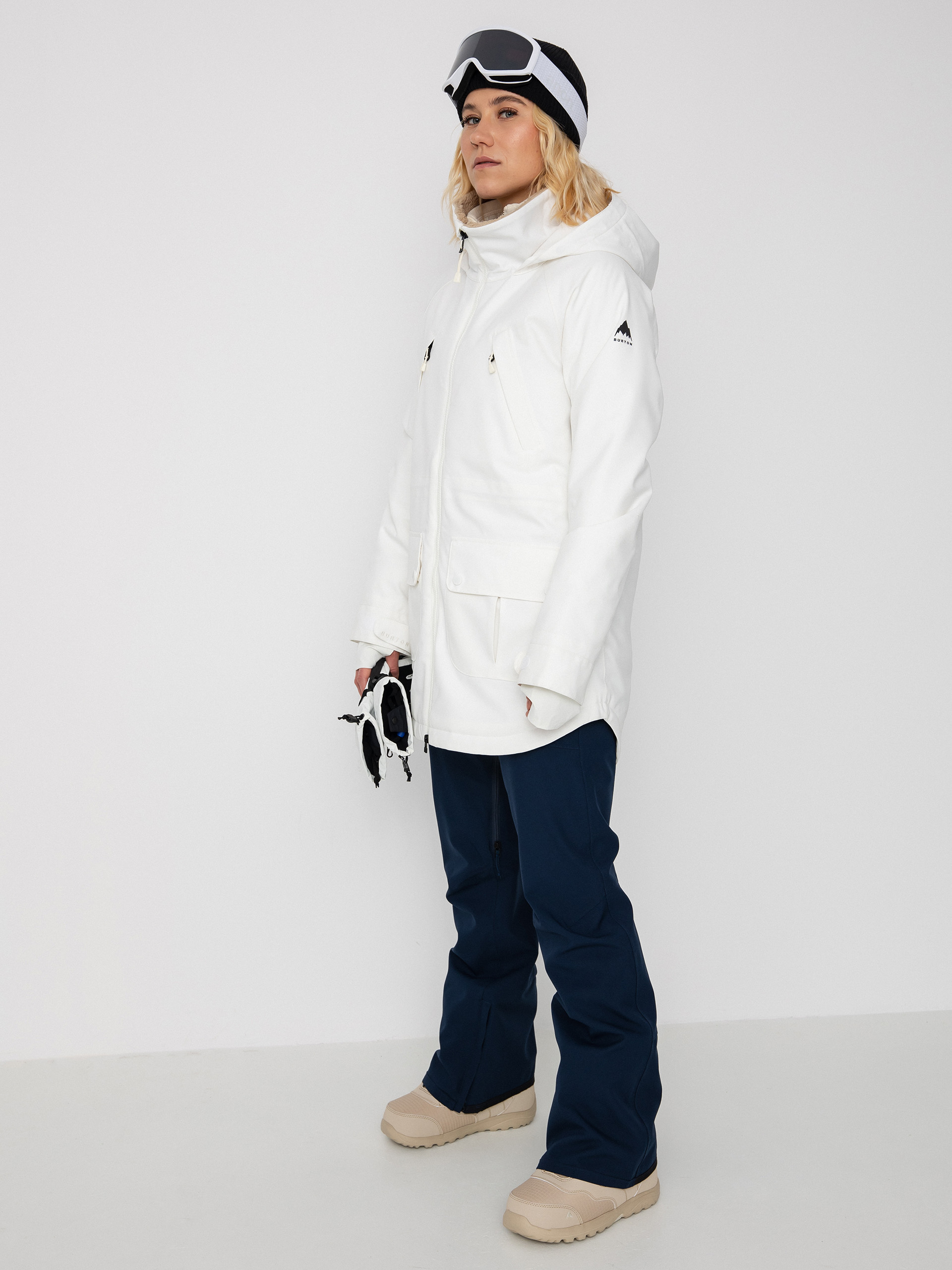 Damska Kurtka snowboardowa Burton Prowess (stout white)