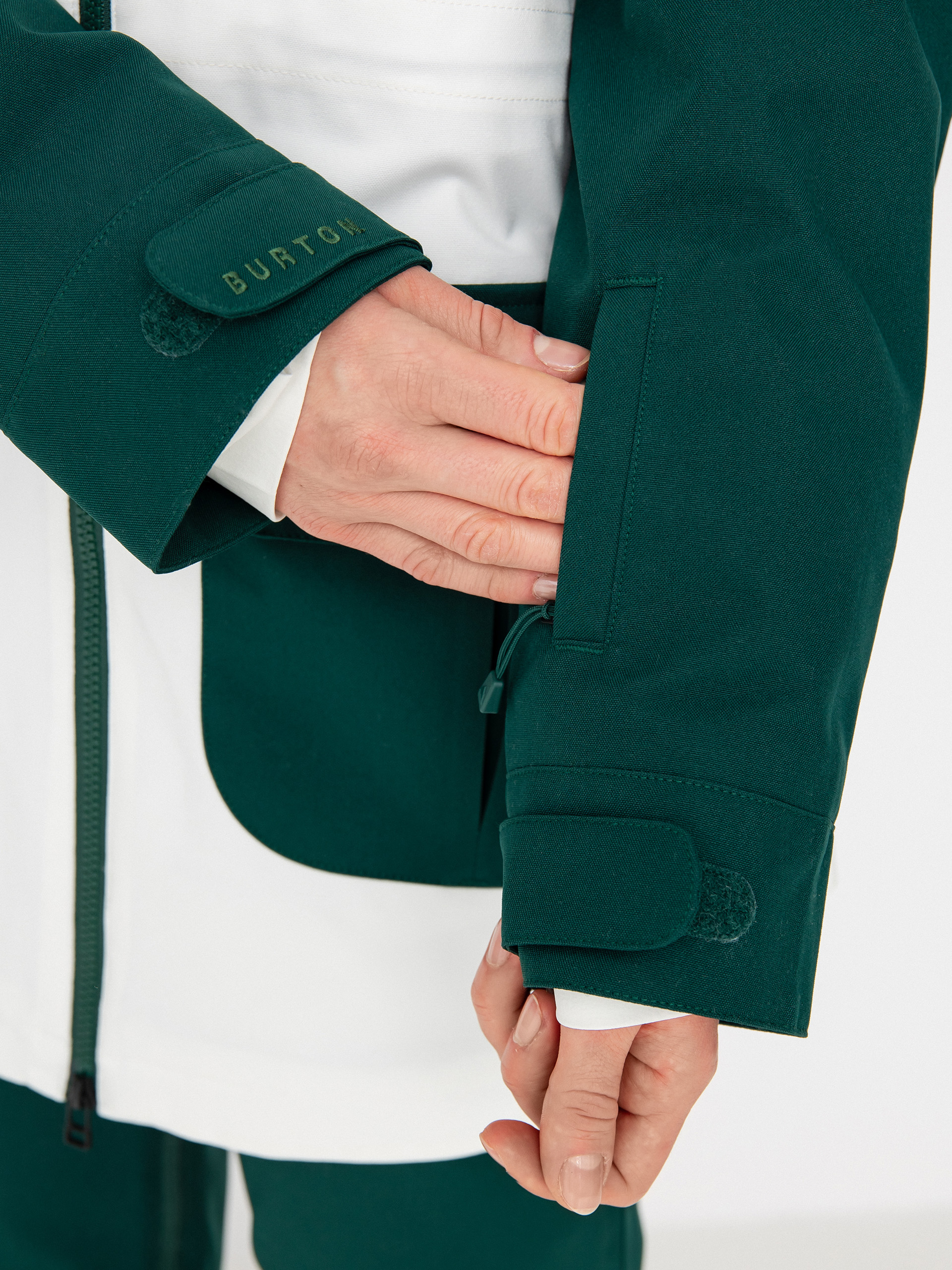 Damska Kurtka snowboardowa Burton Prowess (botanical garden/stout white)