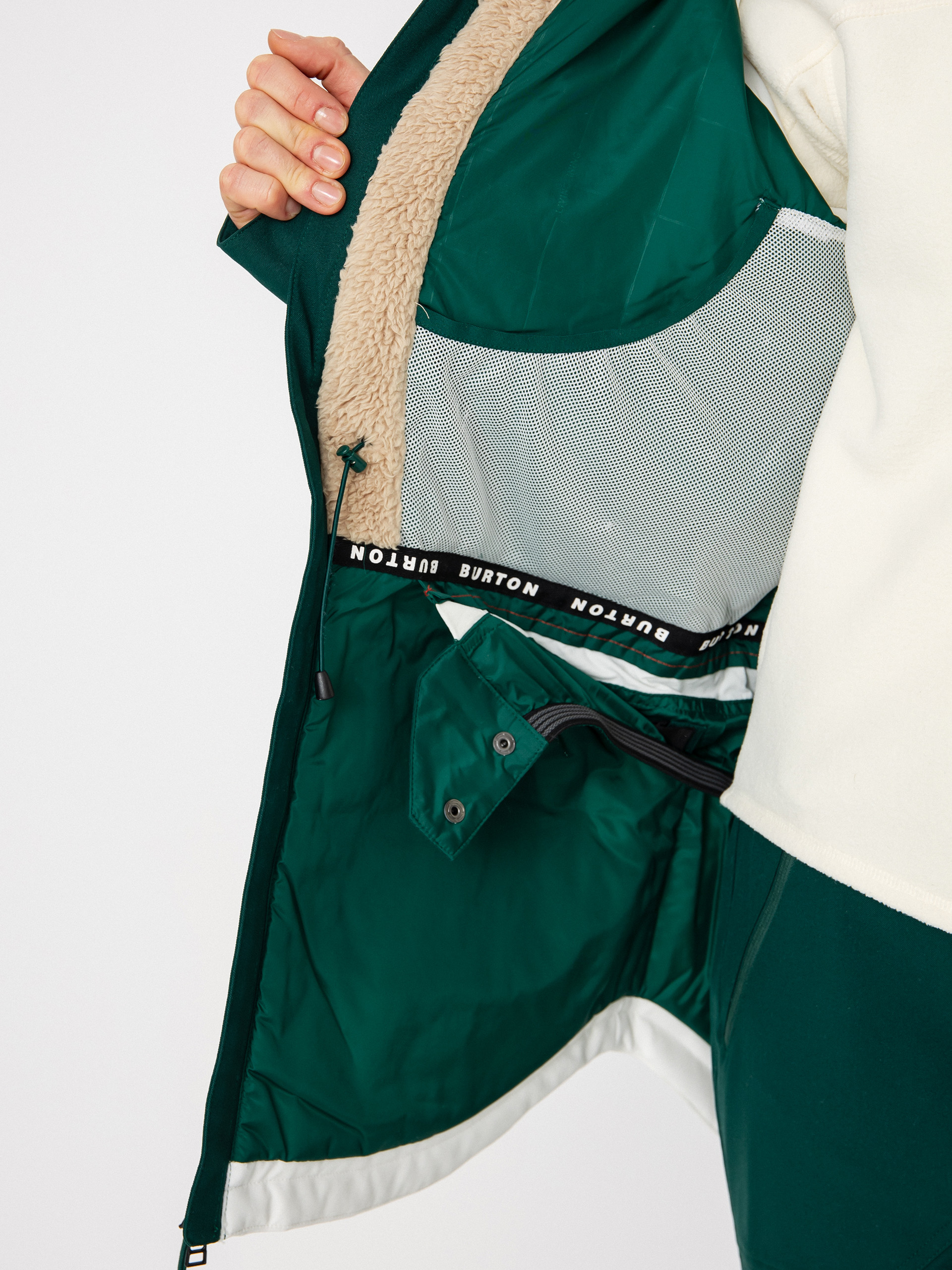 Damska Kurtka snowboardowa Burton Prowess (botanical garden/stout white)