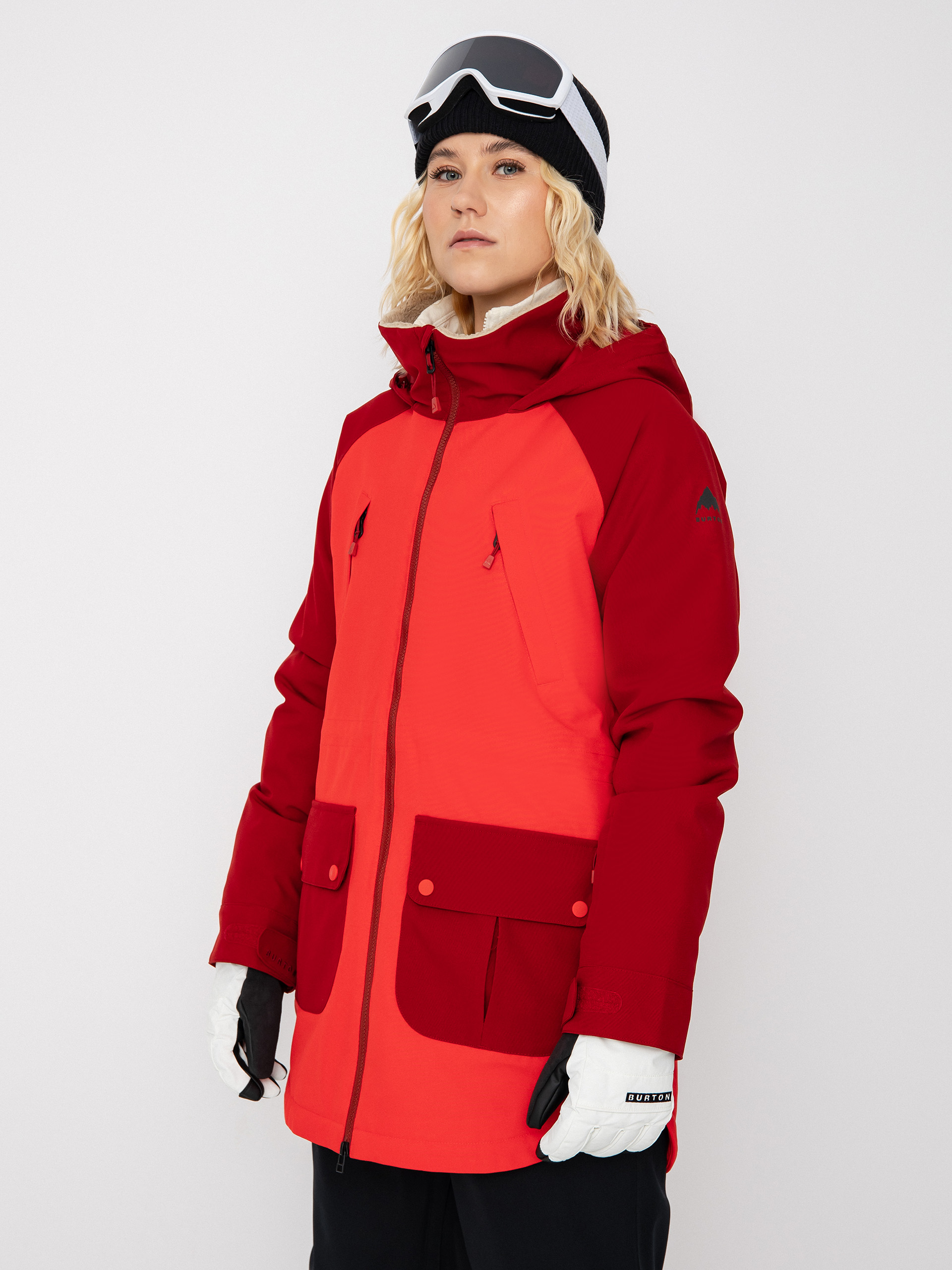 Damska Kurtka snowboardowa Burton Prowess (tomato/sun dried tomato)