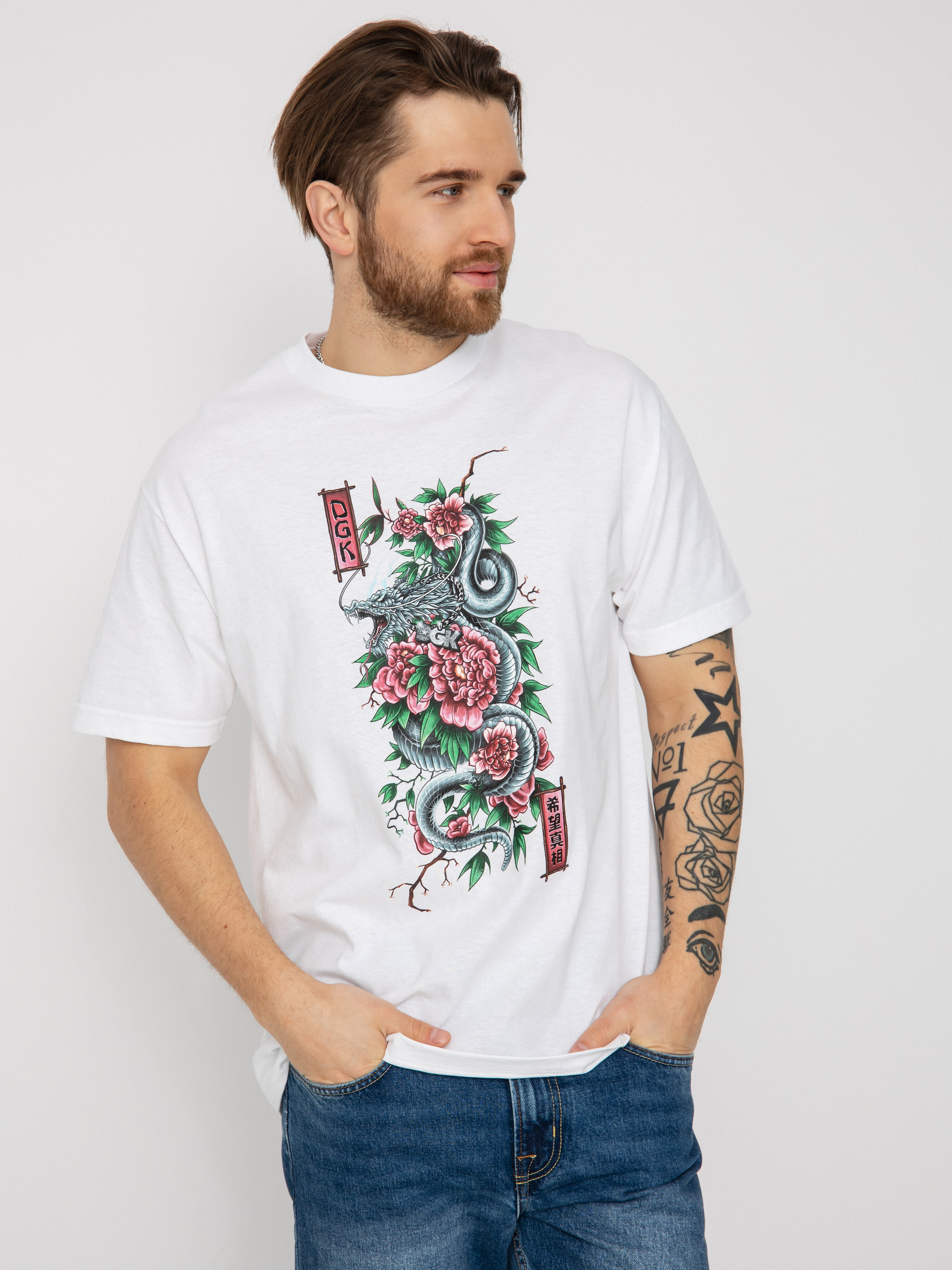 T-shirt DGK Snap Dragon (white)