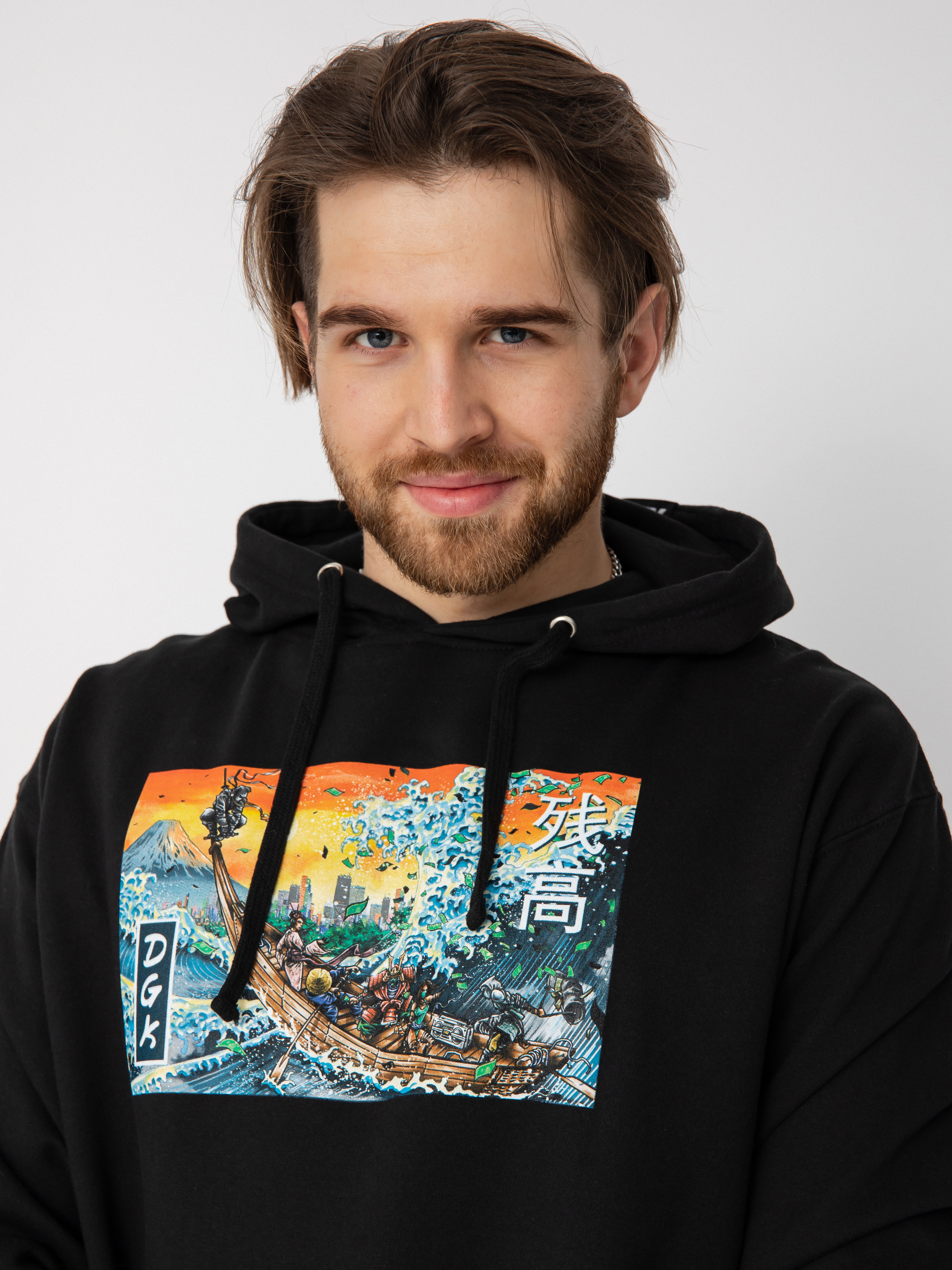 Bluza z kapturem DGK Big Timers HD (black)