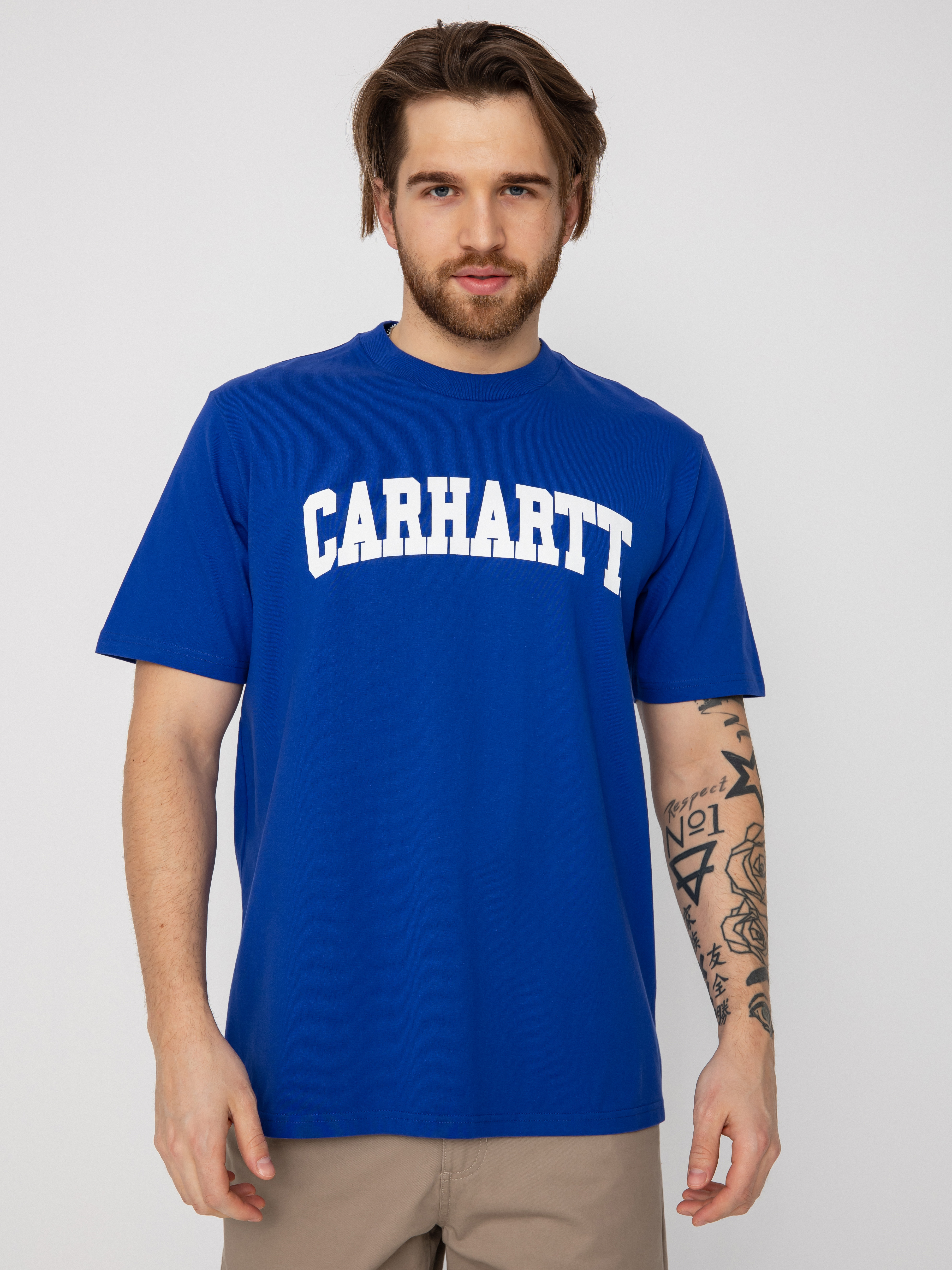 T-shirt Carhartt WIP University (lazurite/white)