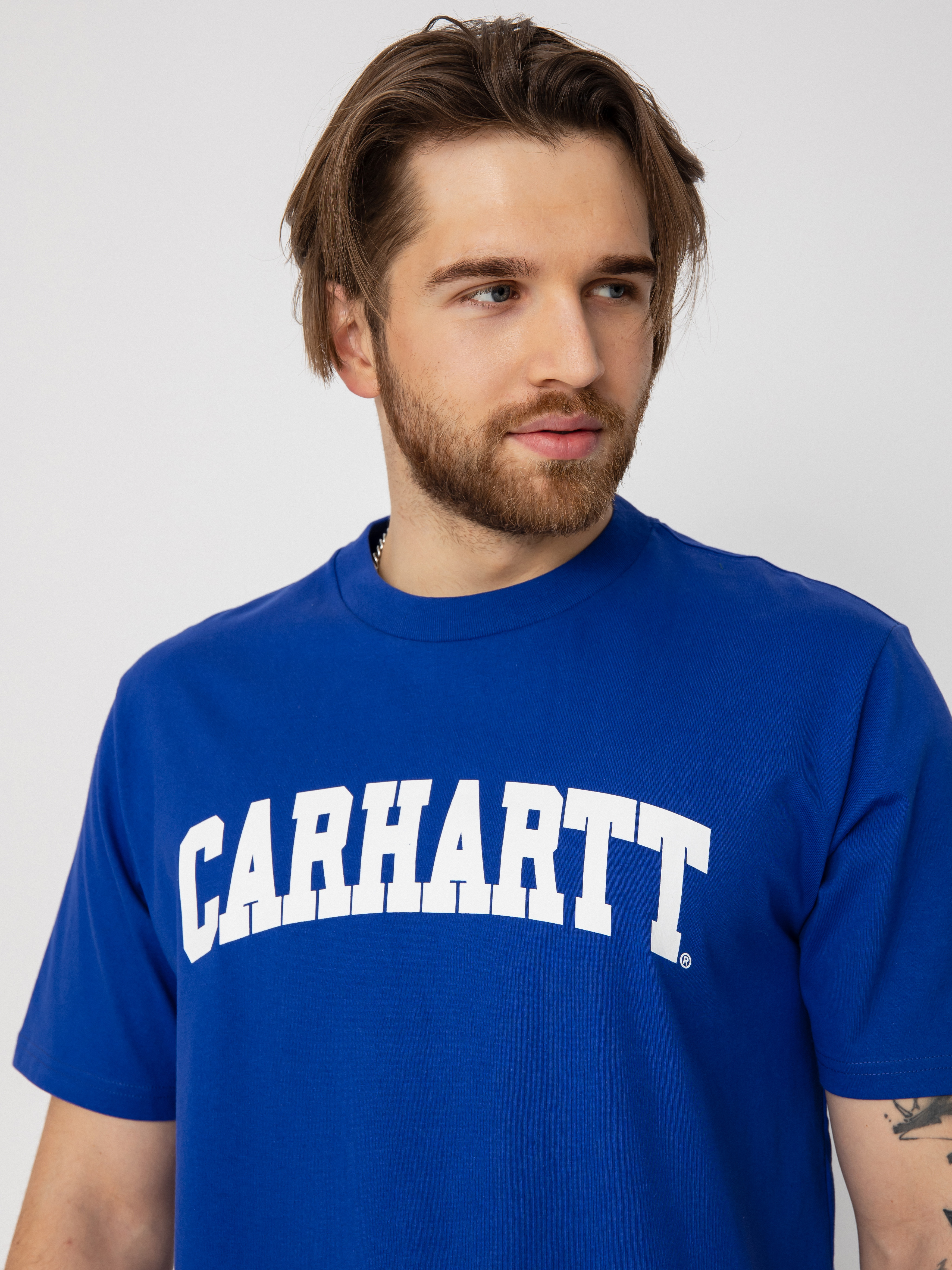 T-shirt Carhartt WIP University (lazurite/white)