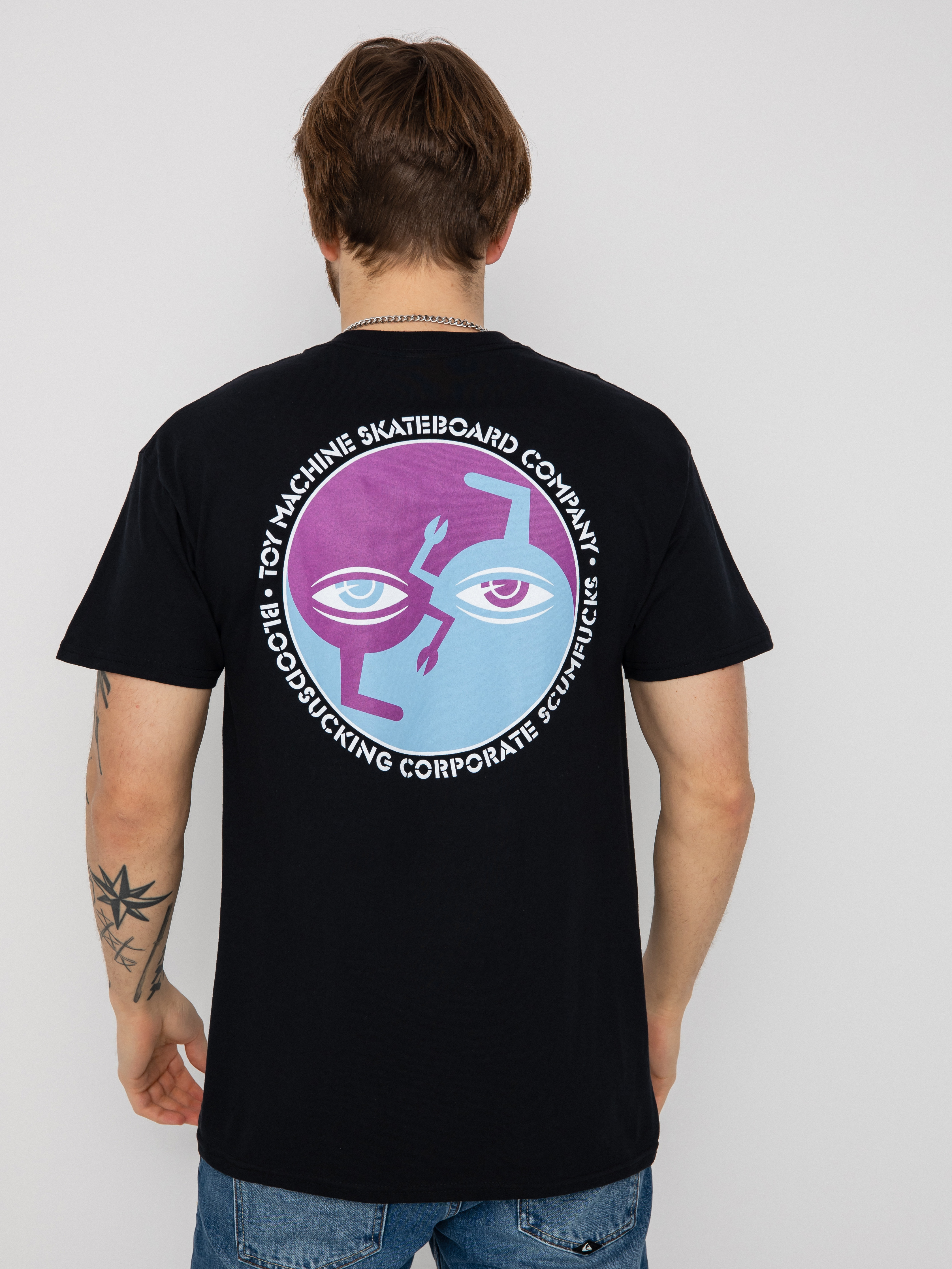 T-shirt Toy Machine Ying Yang (black)