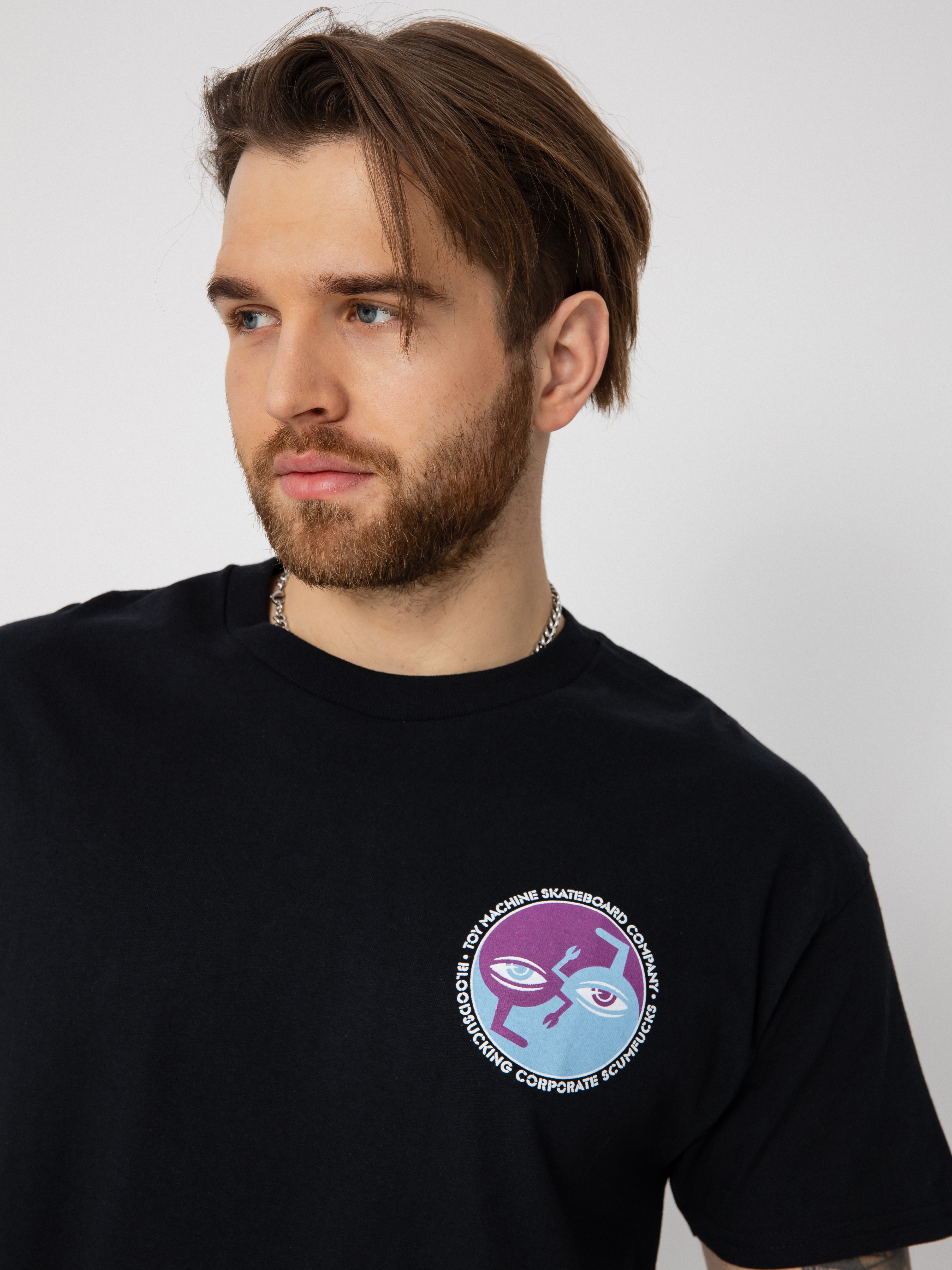 T-shirt Toy Machine Ying Yang (black)