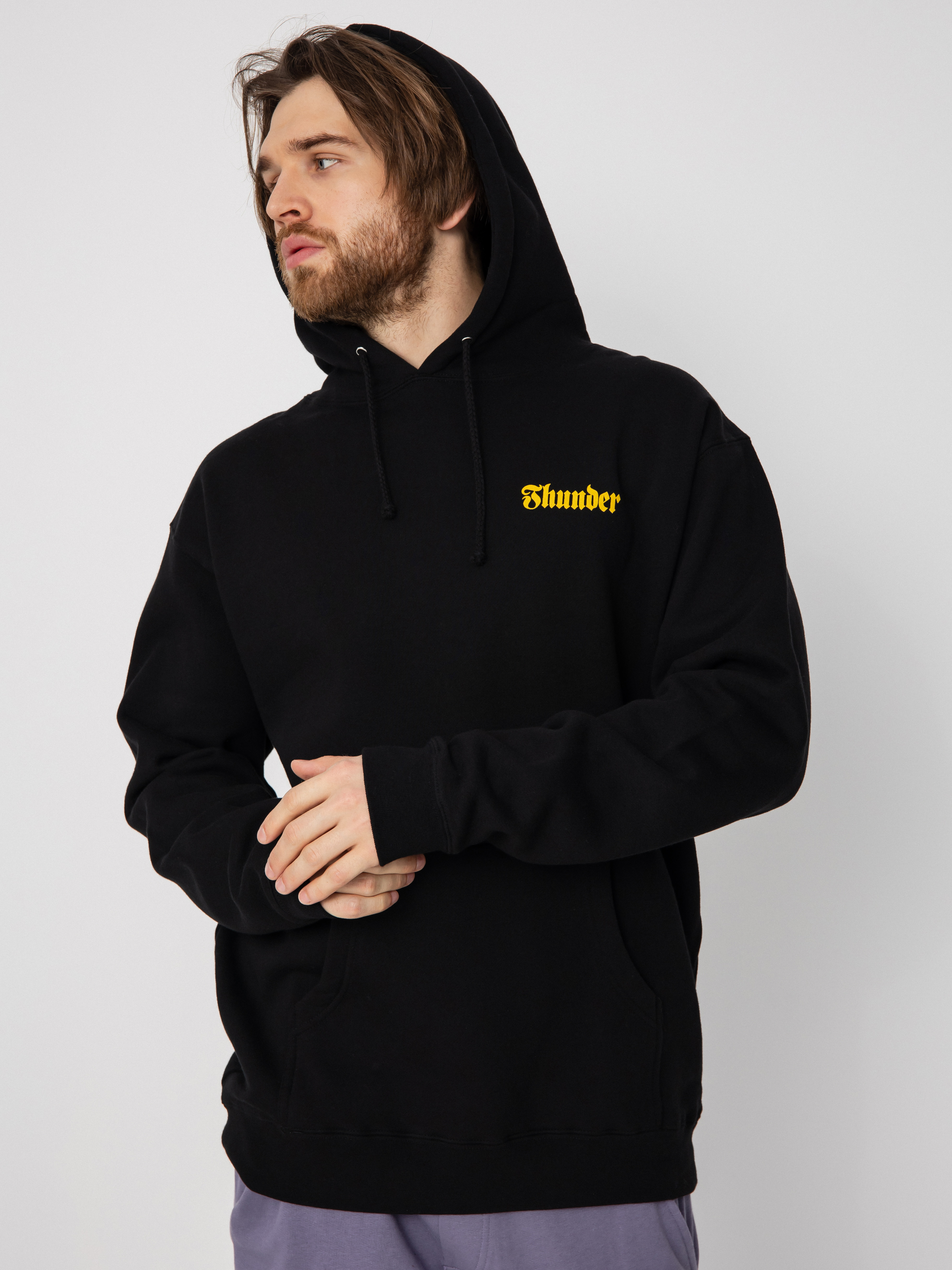 Bluza z kapturem Thunder Scrming Skill Redux HD (black)
