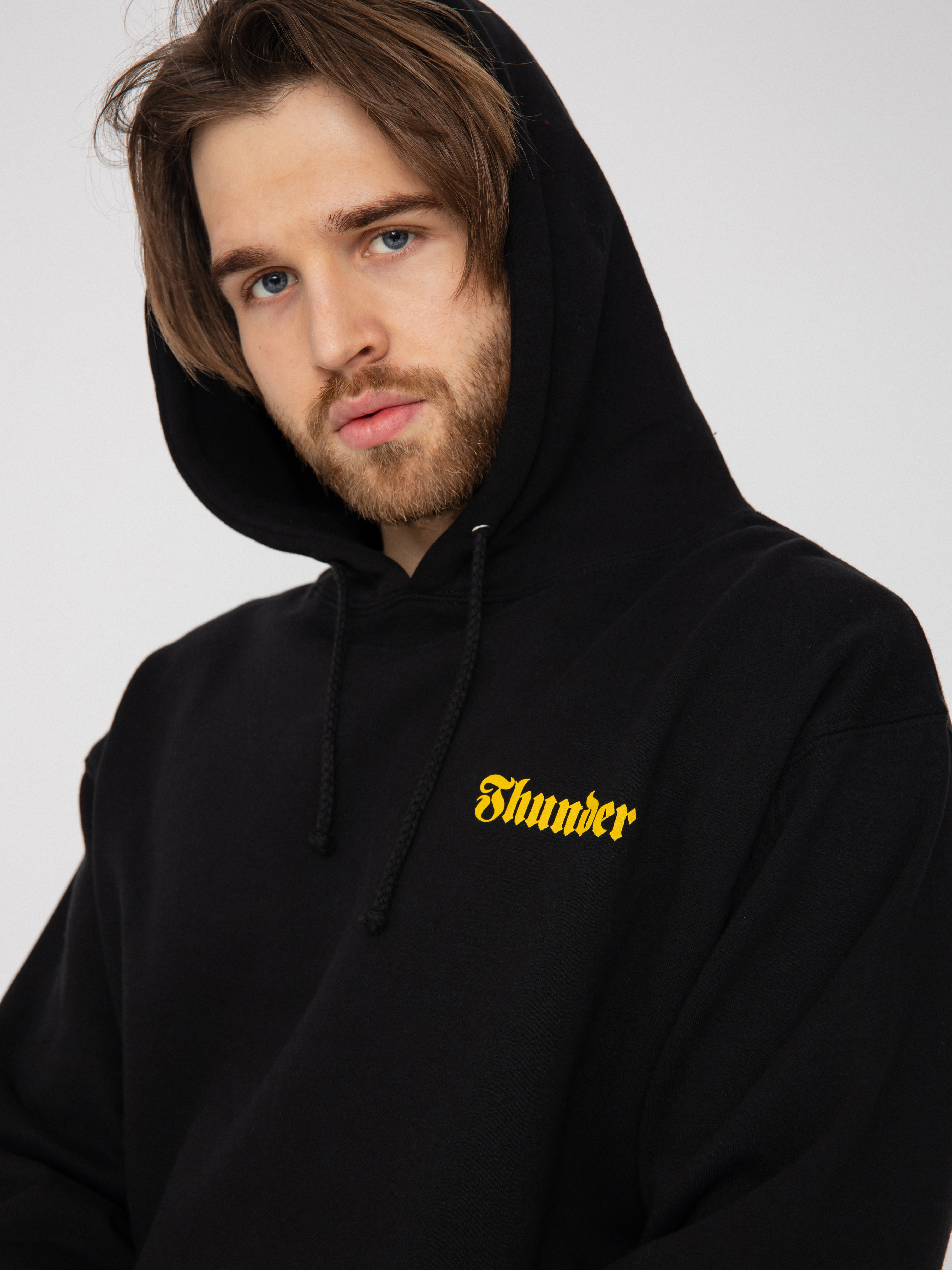 Bluza z kapturem Thunder Scrming Skill Redux HD (black)