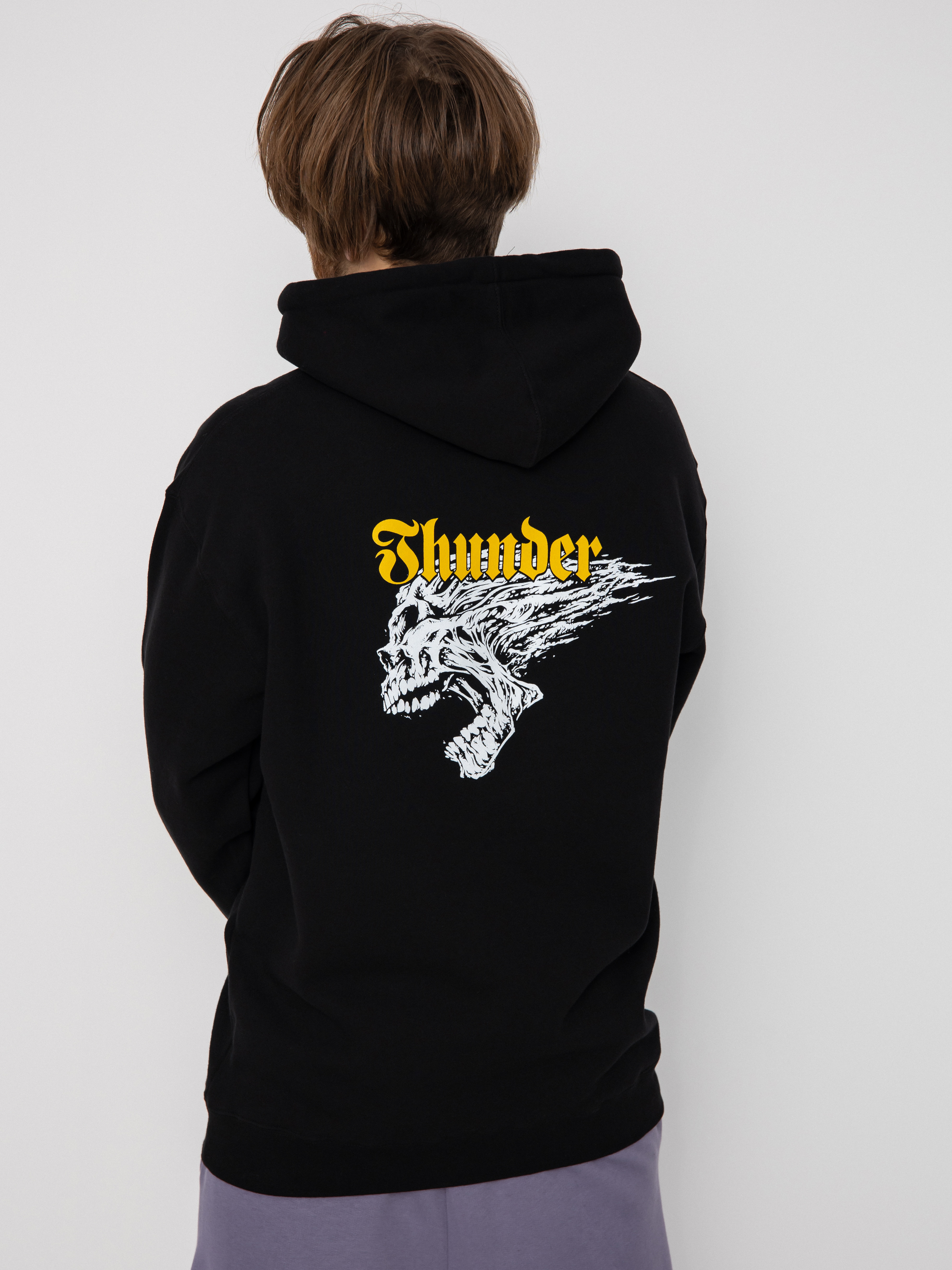 Bluza z kapturem Thunder Scrming Skill Redux HD (black)