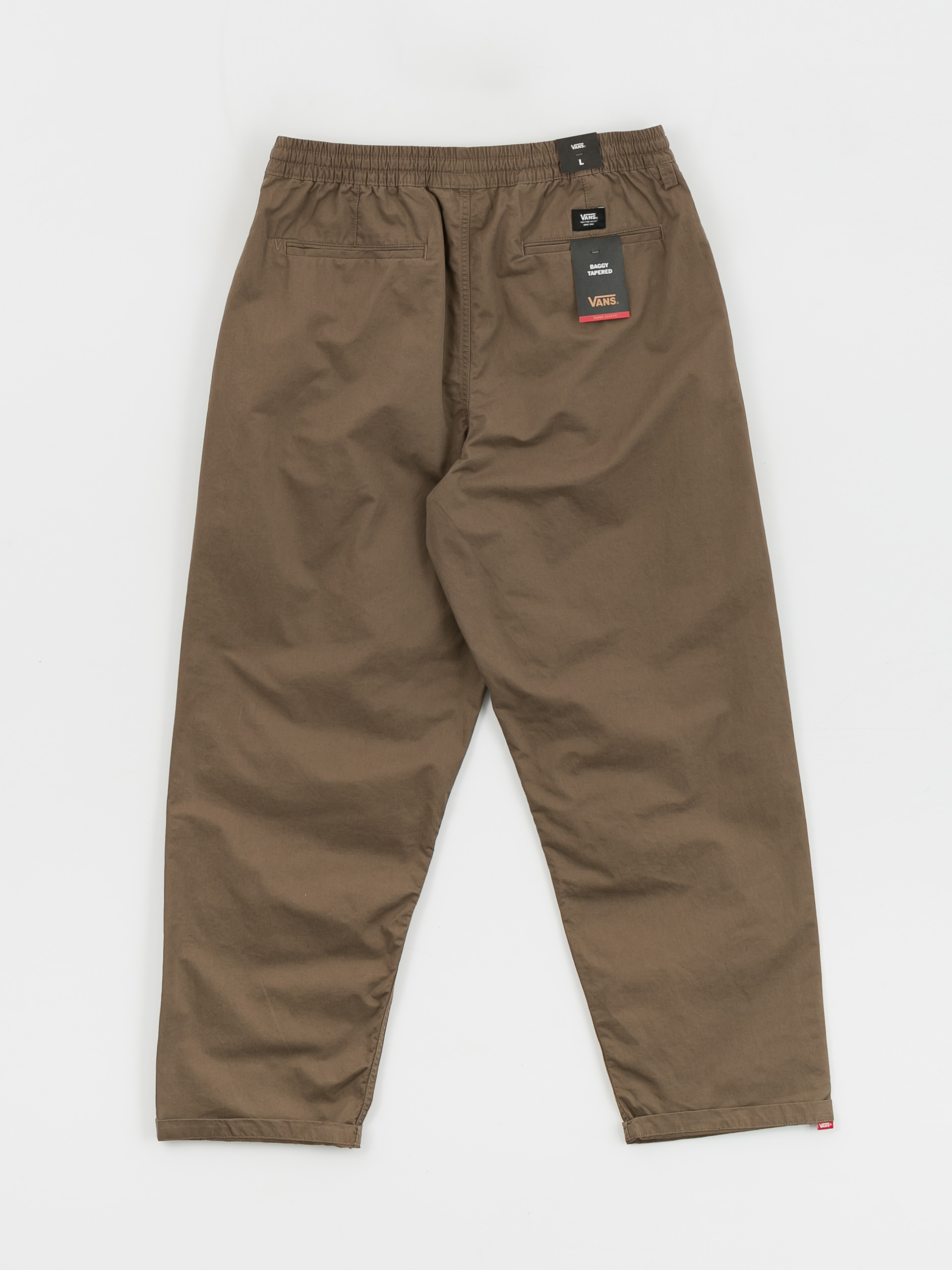 Spodnie Vans Range Baggy Tapered Elastic Waist (canteen)