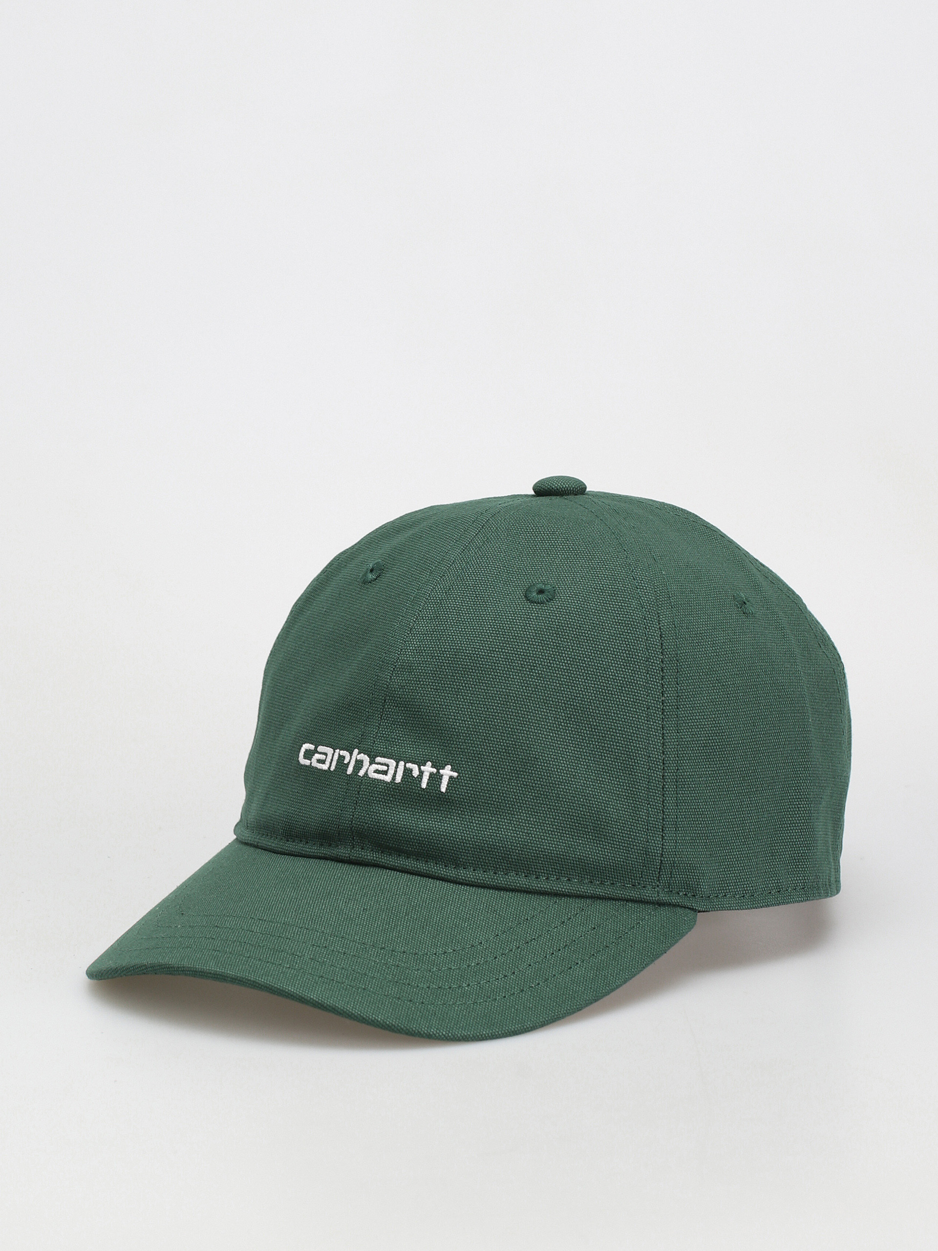 Czapka z daszkiem Carhartt WIP Canvas Script (treehouse/white)