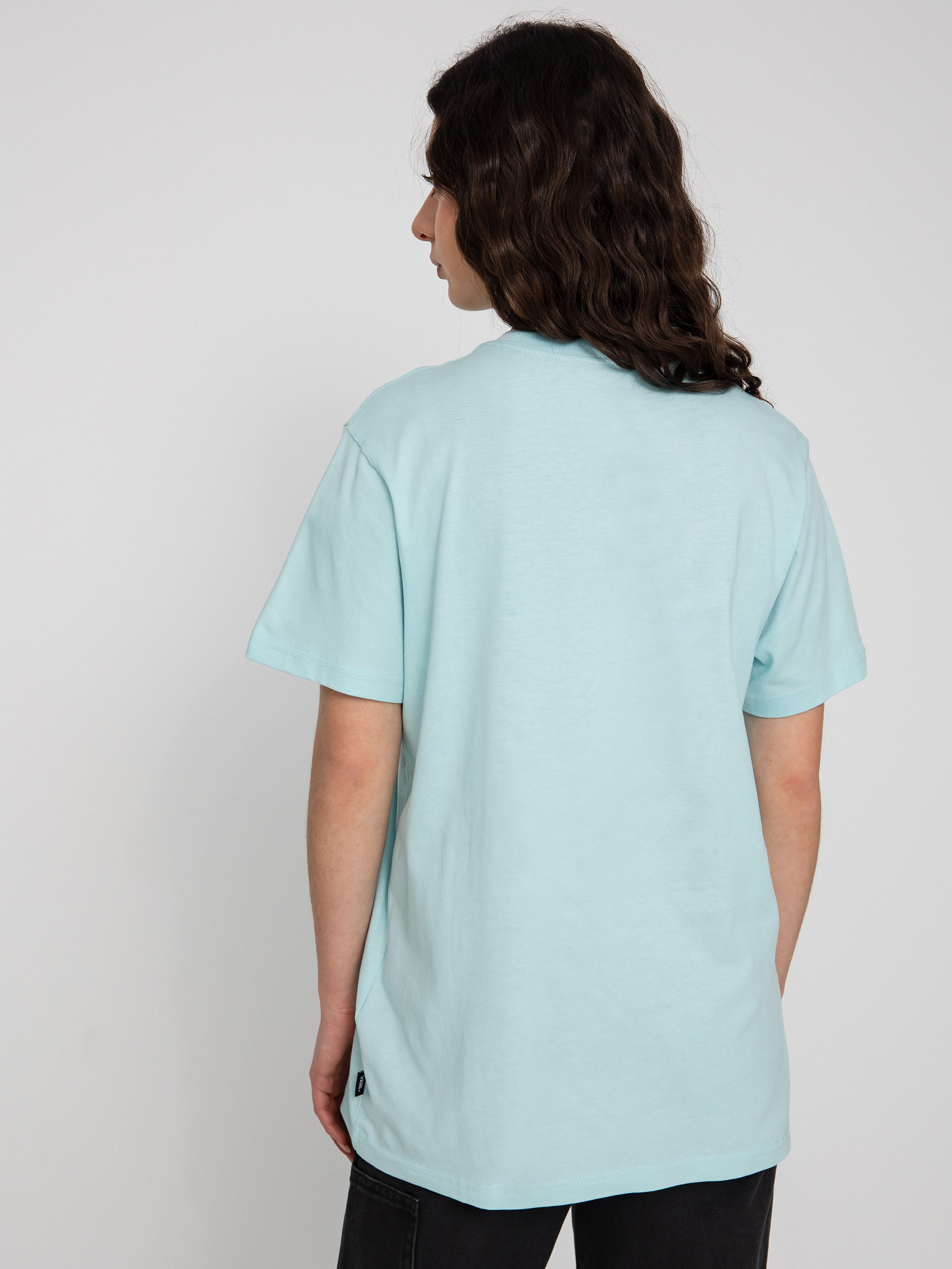 T-shirt Vans Left Chest Logo Wmn (blue glow)