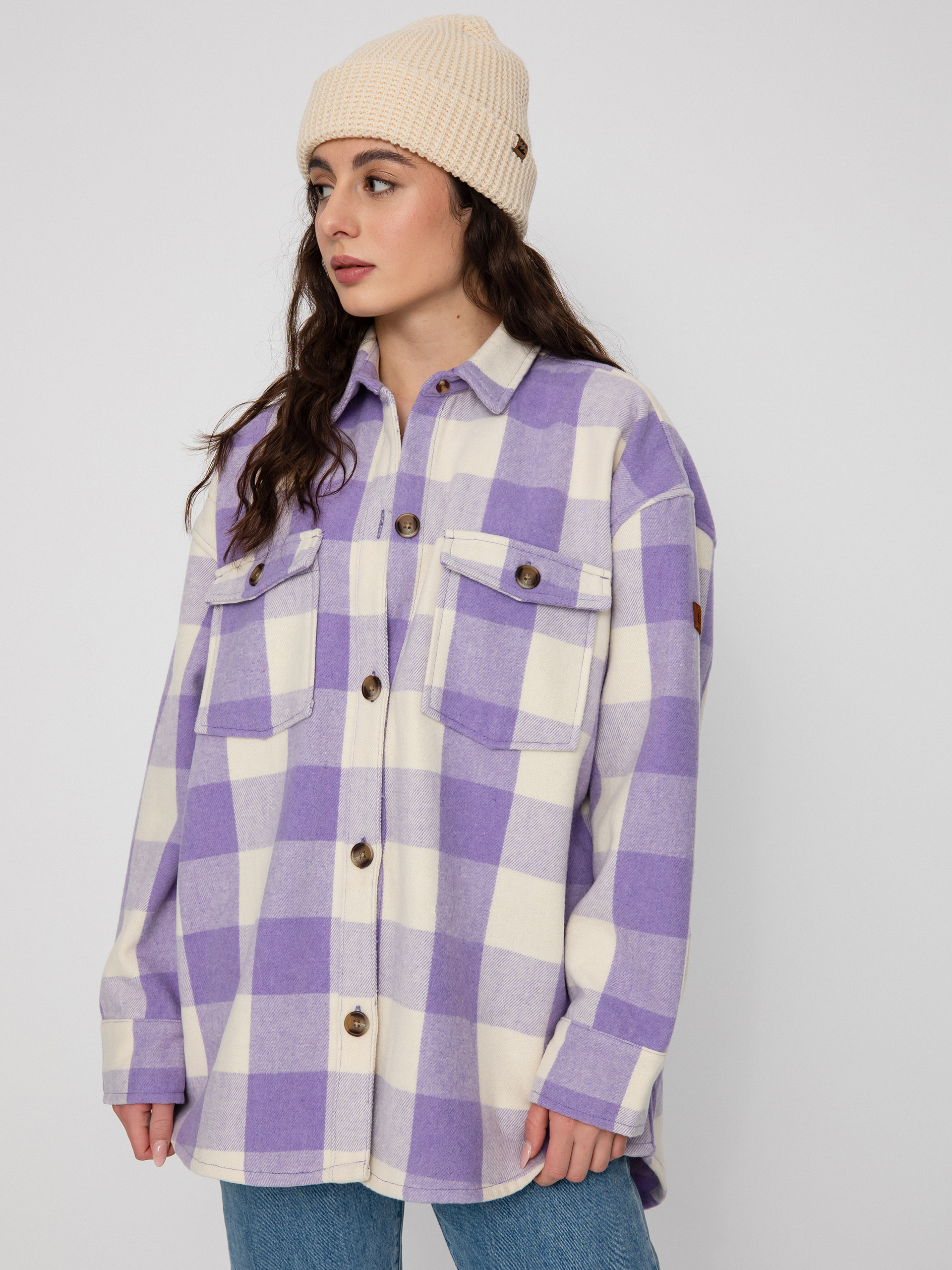 Koszula Roxy Check The Swell Wmn (tapioca paradiso plaid)